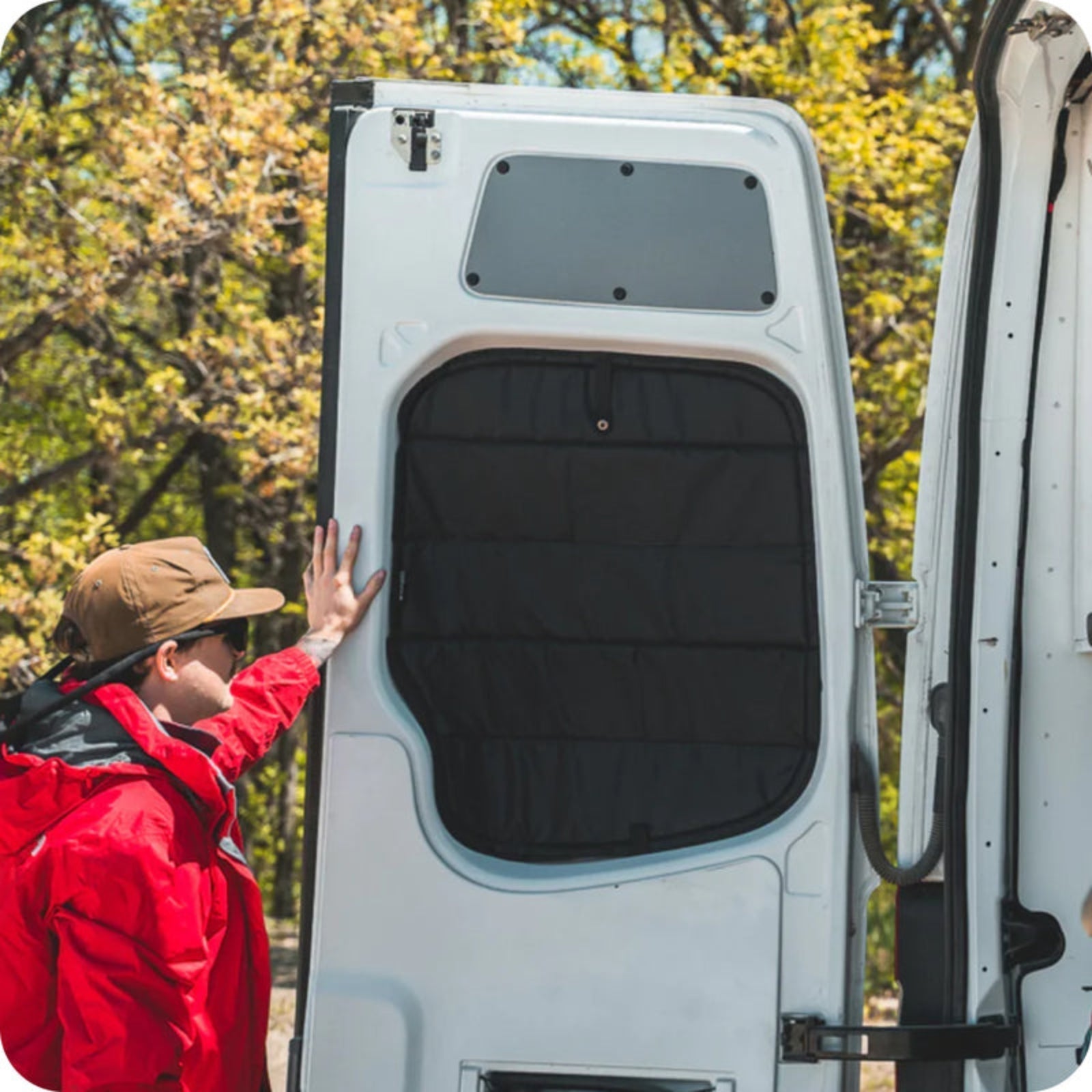 Promaster Full 8 Piece Window Cover Set - Blackout Shades for Van, RV & Camper - Privacy & UV Protection for Travel & Camping