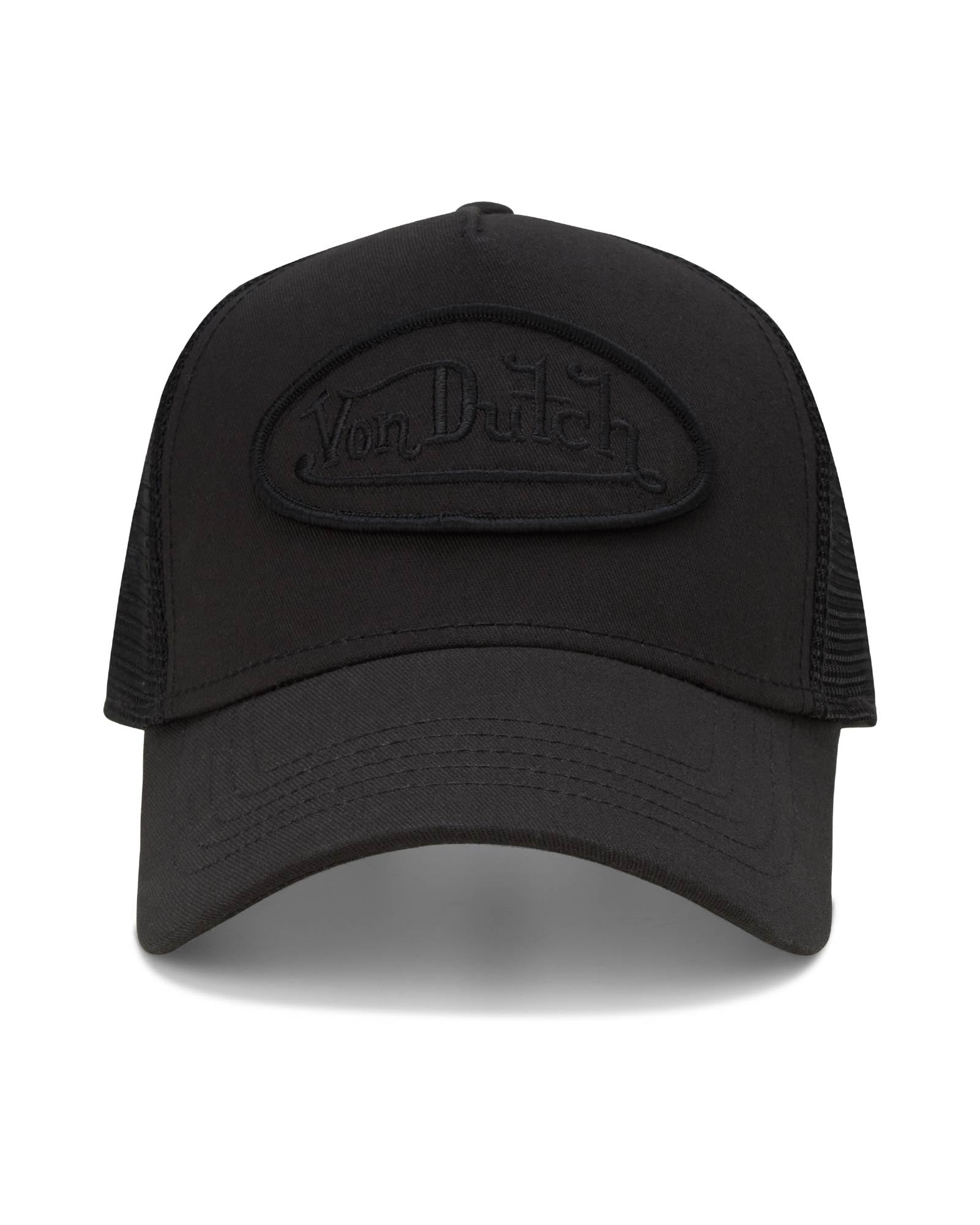Von Dutch Classic Trucker Hat for Men & Women - Retro Adjustable Snapback Cap with Breathable Mesh Back & Curved Bill - Perfect for Outdoor Activities, Sports, and Casual Wear