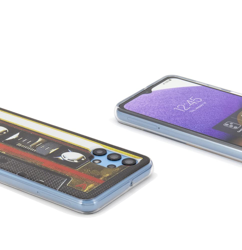 Retro Mixtape Cassette Phone Case for Samsung Galaxy A32 5G - Soft TPU Protective Cover with Unique Music Design (6.5 Inch) - Perfect Gift for Music Lovers & 90s Nostalgia Fans