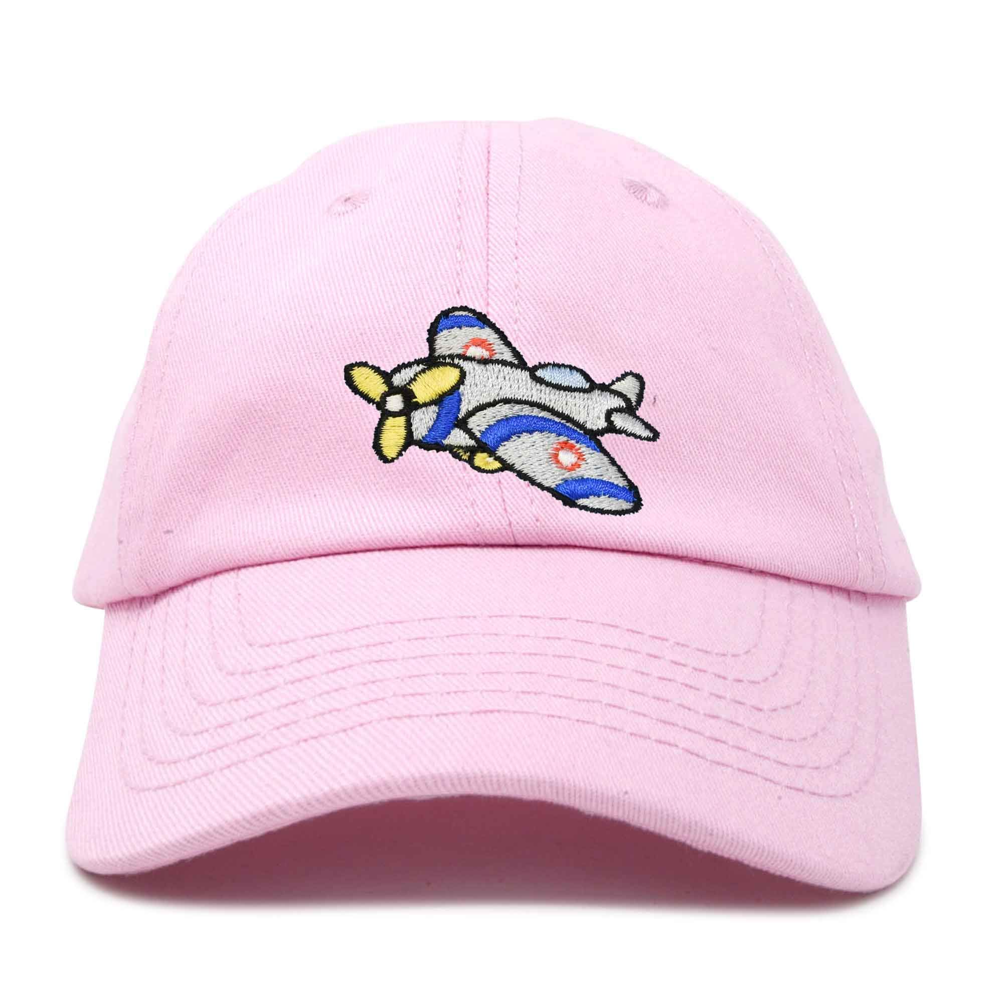 DALIX Airplane Hat for Babies & Toddlers - Adjustable Infant Baseball Cap for Boys & Girls - Cute Pilot Hat for Newborns, Air Travel, Photo Shoots & Outdoor Play