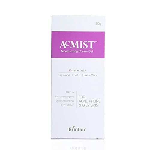 Maxxglow Moisturizing Cream Gel for Acne Prone & Oily Skin - Hydrating Face Moisturizer for Dry Skin, Non-Greasy Skin Care Treatment (50g) - Perfect for Daily Use & Nighttime Skincare Routine