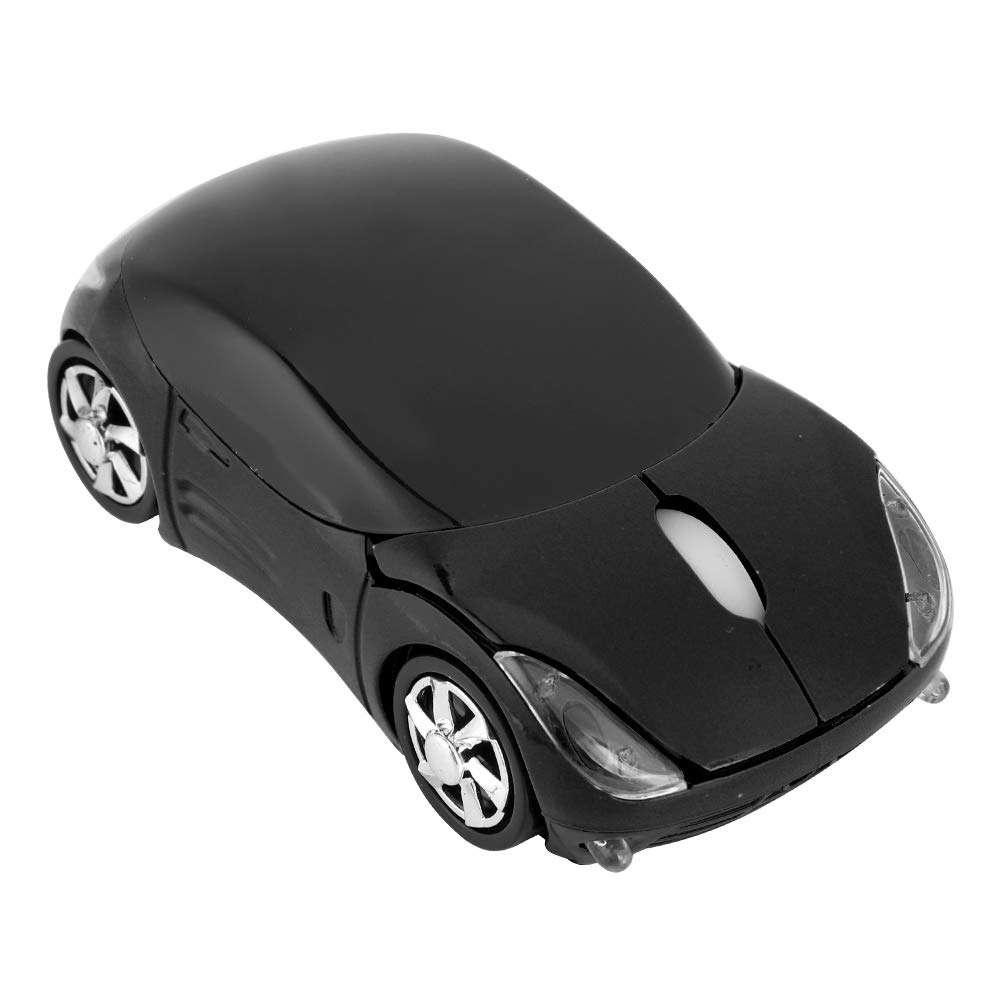 Annadue 2.4G Wireless Mouse for Kids - USB Receiver, 3 Buttons 1600DPI Optical Gaming Mouse for Tablet PC, Mac & Windows (Black) - Perfect for Online Learning, Gaming & Office Work
