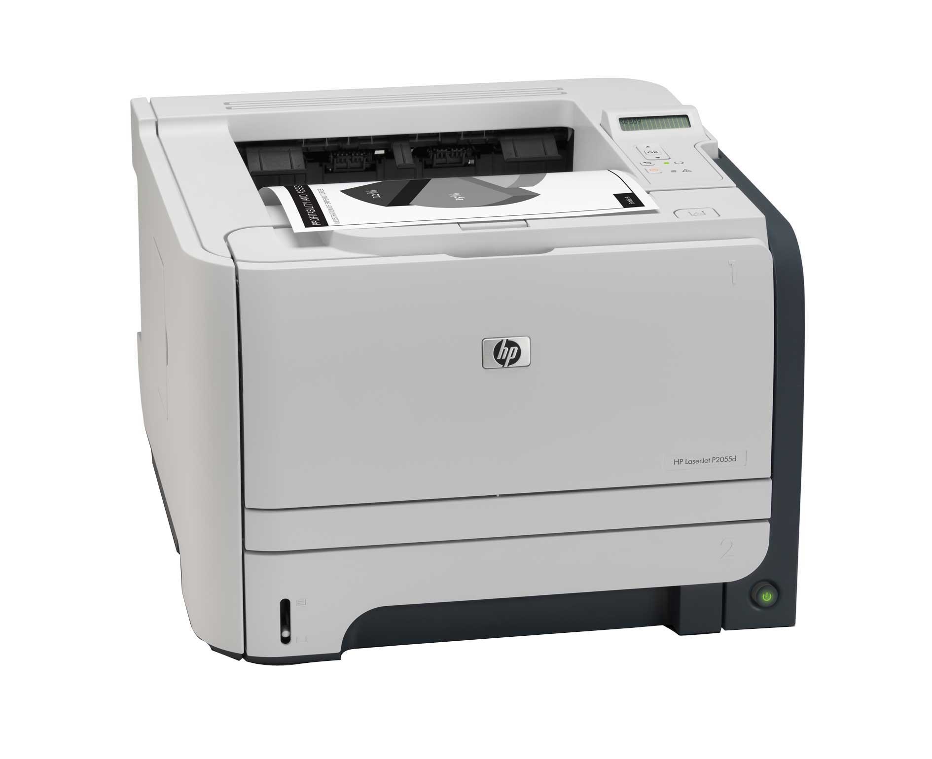 HP P2055dn Laser Printer (Renewed) - High-Speed Duplex Printing for Home Office & Small Business | Reliable Wireless Network Printing Solution