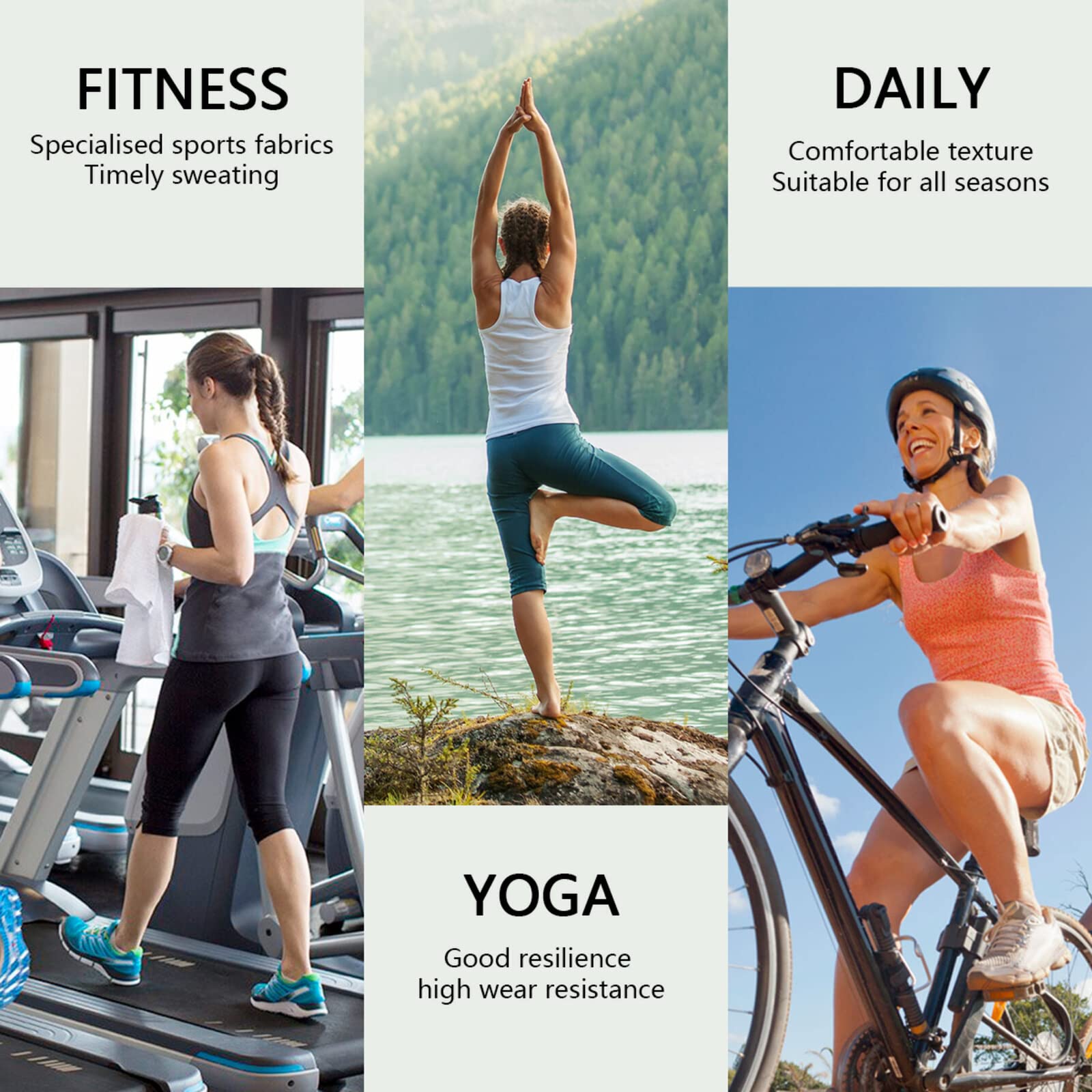 High Waist Yoga Shorts for Women - Breathable Athletic Shorts with Hidden Pockets - Perfect for Yoga, Running & Gym Workouts