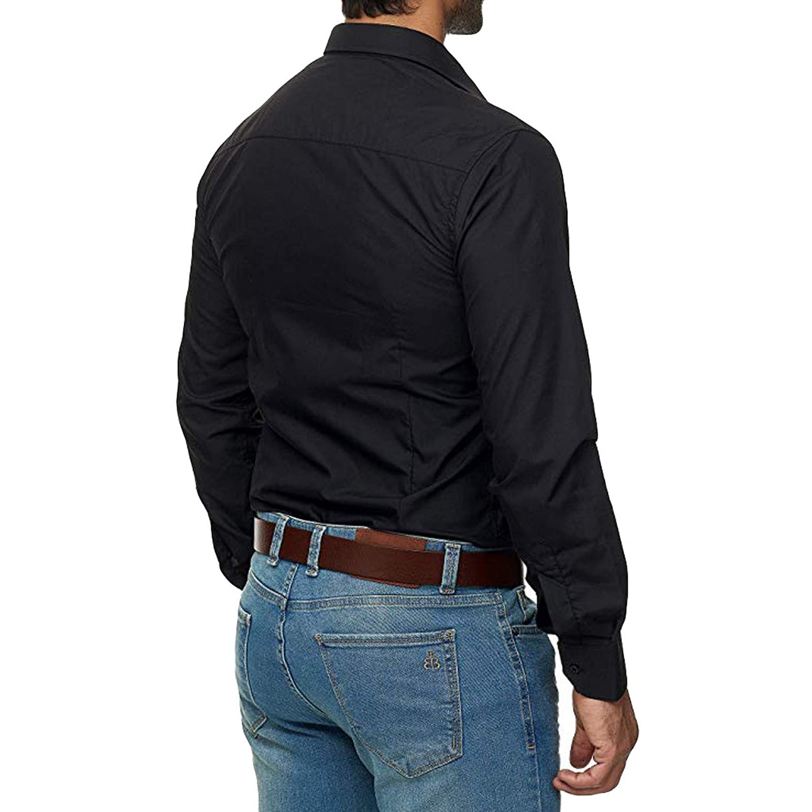Men's Casual Button Down Dress Shirts - Long Sleeve Regular Fit Oxford Business Shirts for Work & Western Style | Perfect for Office, Weddings & Formal Events