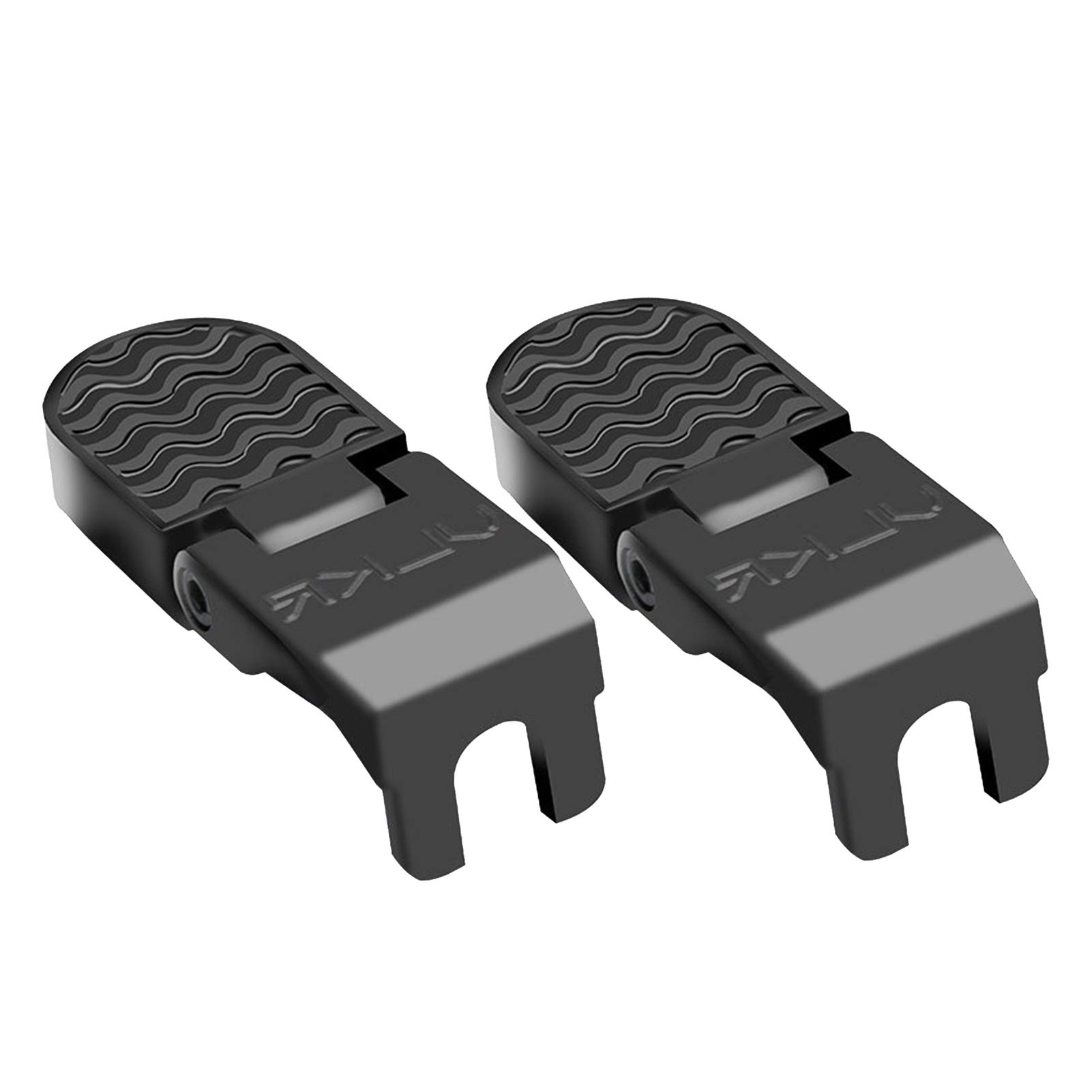 BARMI Electric Mountain Bike Pedals - Aluminum Alloy Folding Rear Footrest Carrier Board - Durable Bike Accessories for E-Bikes & Mountain Bikes - Perfect for Commuting, Trail Riding & Outdoor Adventures