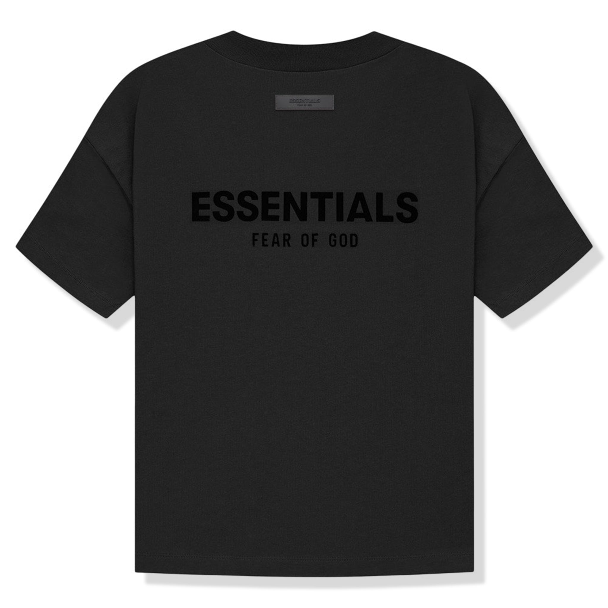 Fear of God Essentials Black T-Shirt for Men (SS22 Collection) - Casual Streetwear & Everyday Comfort