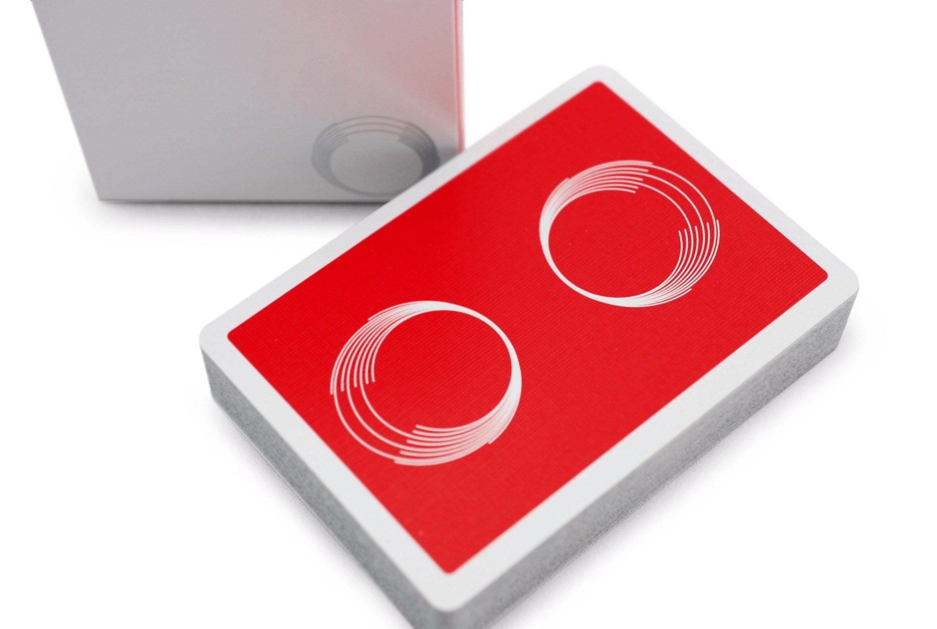 Saturn Red October Playing Cards - Premium Deck for Poker, Magic Tricks & Card Games | Perfect for Casino Nights, Poker Parties & Collectors