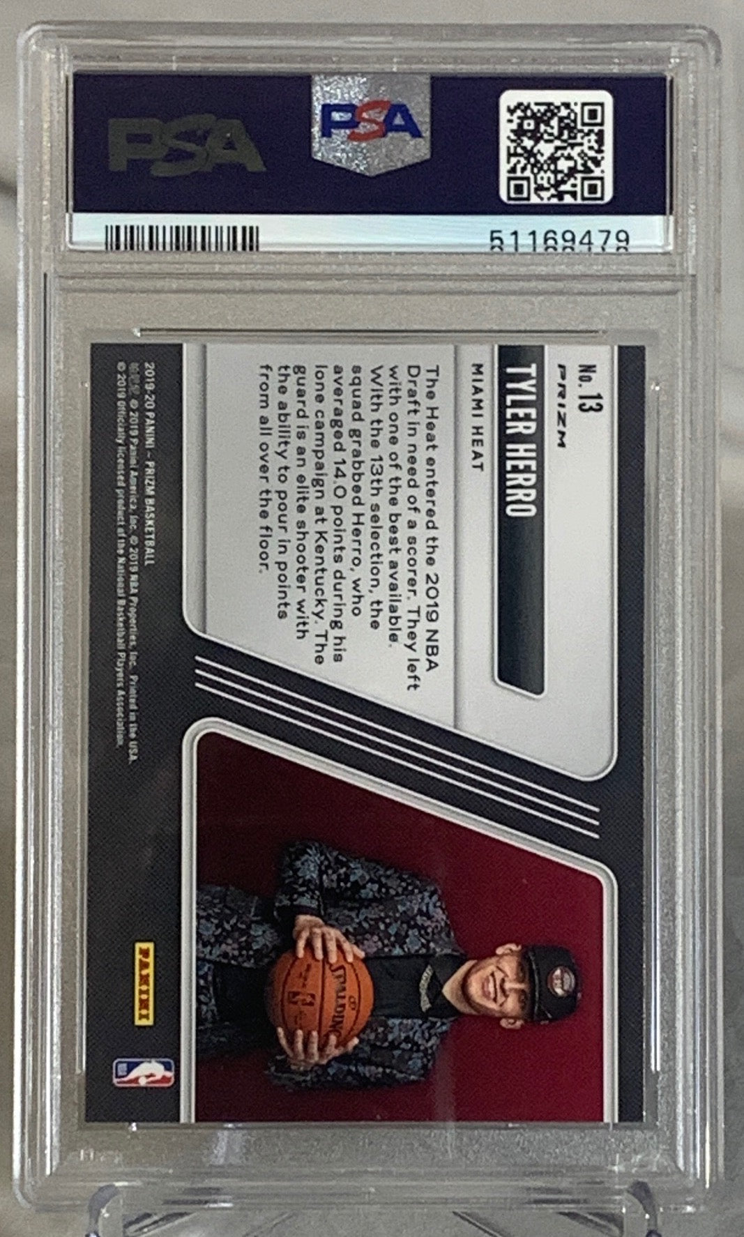 2019-20 Panini Prizm Tyler Herro Fast Break PSA 10 Gem Mint Basketball Card #51169479 - Perfect for NBA Collectors & Miami Heat Fans