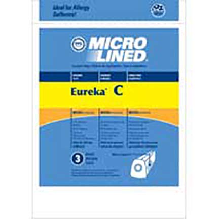 Eureka 1473C Microlined Vacuum Bags - 33 Pack | Compatible with Eureka Vacuums | Dust & Allergen Protection for Home Cleaning