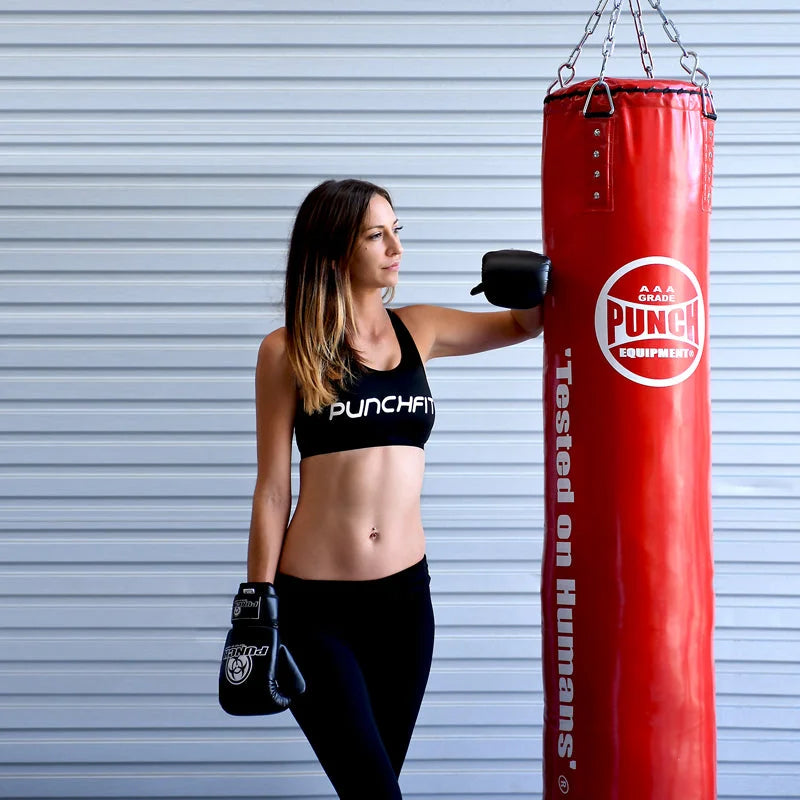 TROPHY GETTERS® 6FT Heavy Duty Boxing Punching Bag for Training & Fitness - Perfect for Home Gym, Boxing Practice, and MMA Workouts