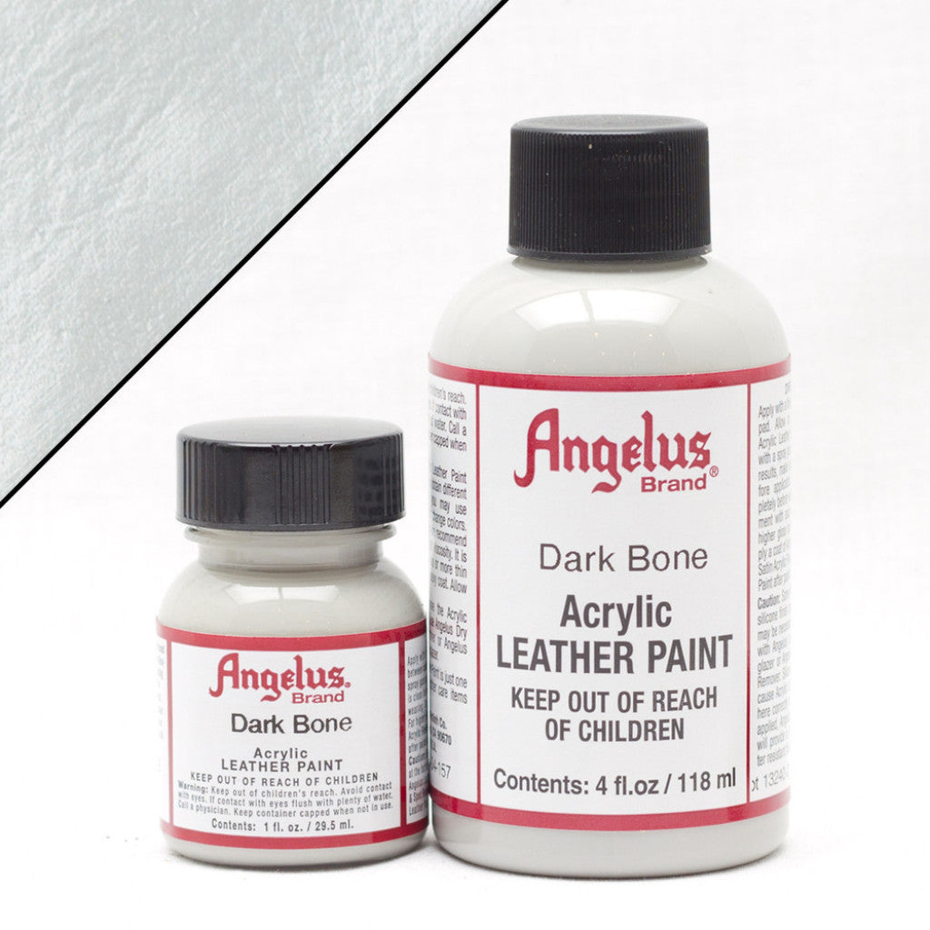 ANGELUS Acrylic Leather Paint - 4 fl oz Bottle for Leather Shoes, Bags & Jackets - Premium Waterproof Leather Dye for DIY Craft & Repair Projects