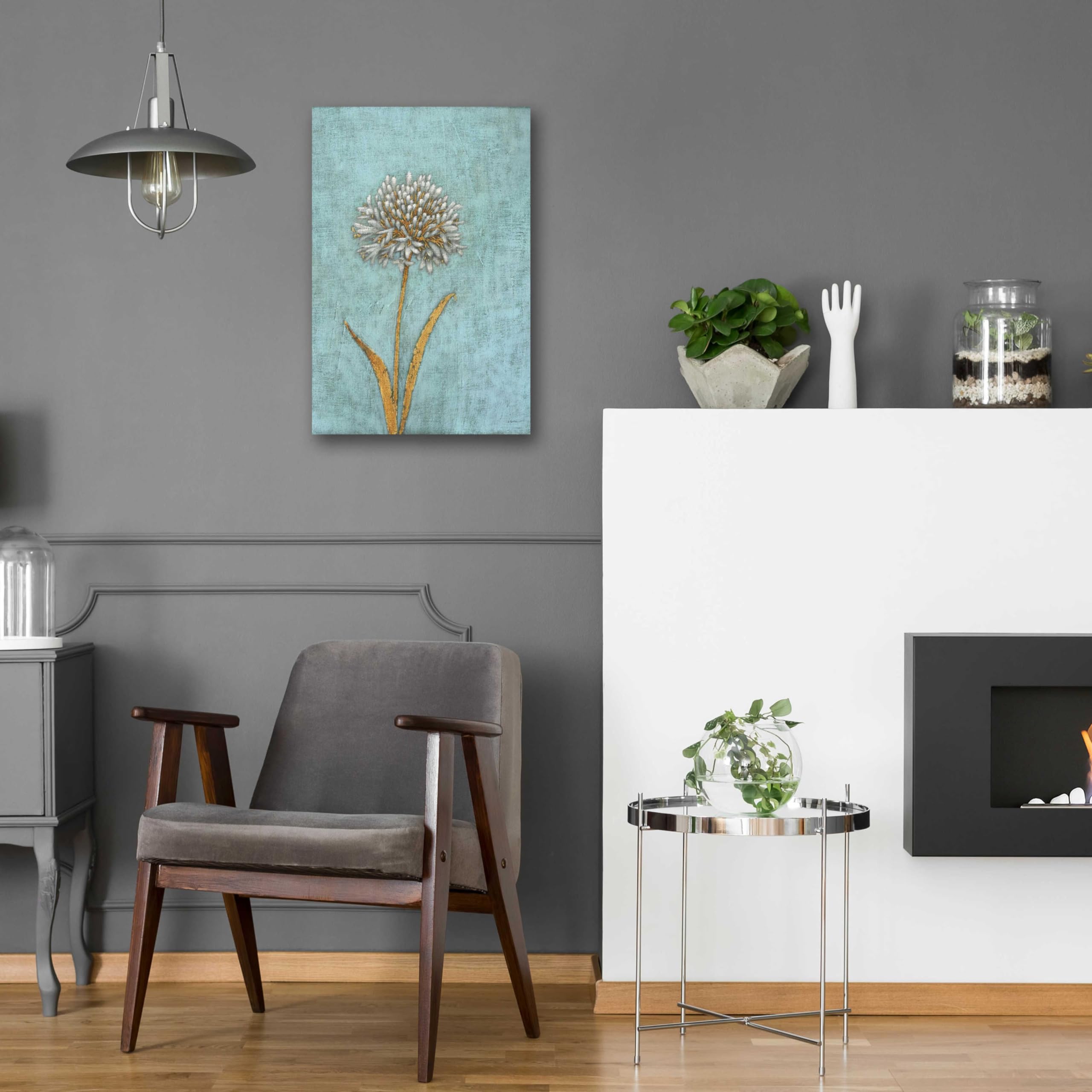 Shimmering Summer I by James Wiens - 16x24 Inch Acrylic Glass Wall Art Painting, Modern Home Decor for Living Room, Bedroom & Office