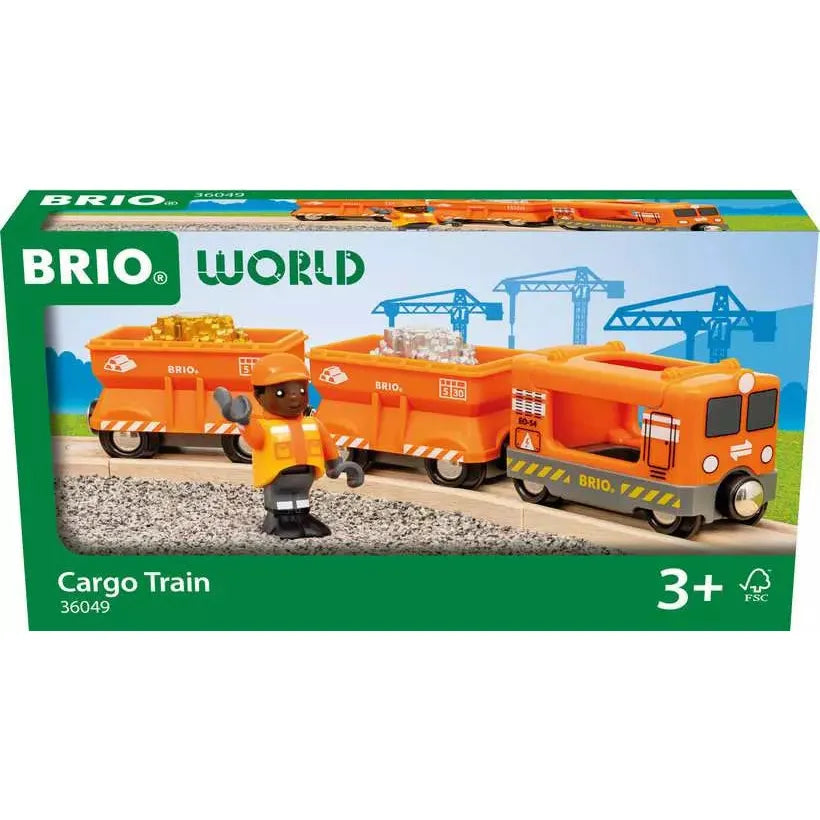 Brio Cargo Train Set - Wooden Toy Train for Kids with 30+ Pieces | Perfect for Imaginative Play, Early Learning & Toddler Development | Great Gift for Birthdays & Christmas
