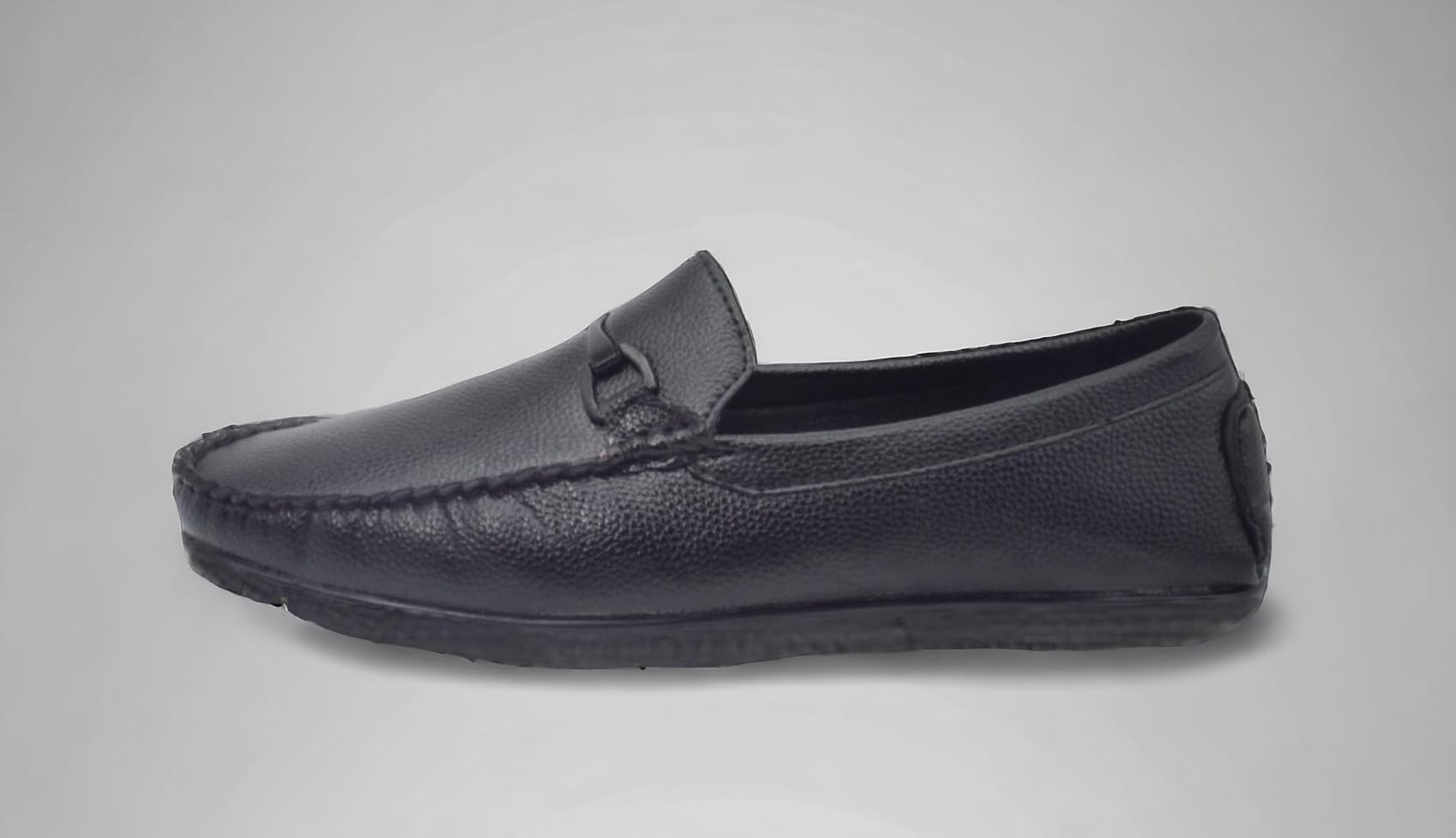 Premium MICHEAL FERAAS Men's Leather Loafers - Comfortable Round Toe Moccasin Shoes for Casual & Formal Wear | Plus Size Slip-On Dress Shoes for Office, Business, Wedding & Everyday Use
