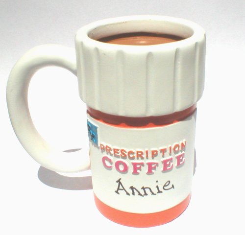 Personalized Prescription Coffee Mug - Funny Doctor-Themed Gift for Coffee Lovers - Perfect for Office Desk, Nurse Appreciation & Medical Humor Gifts