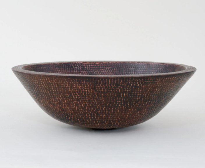 Handcrafted Oval Double Bowl Hammered Copper Sink - Farmhouse & Modern Kitchen Decor - Perfect for Bathroom Vanity, Outdoor Kitchen, and Rustic Home Renovation