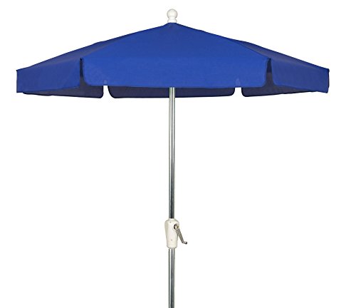 Pacific Blue with Bright Aluminum Pole