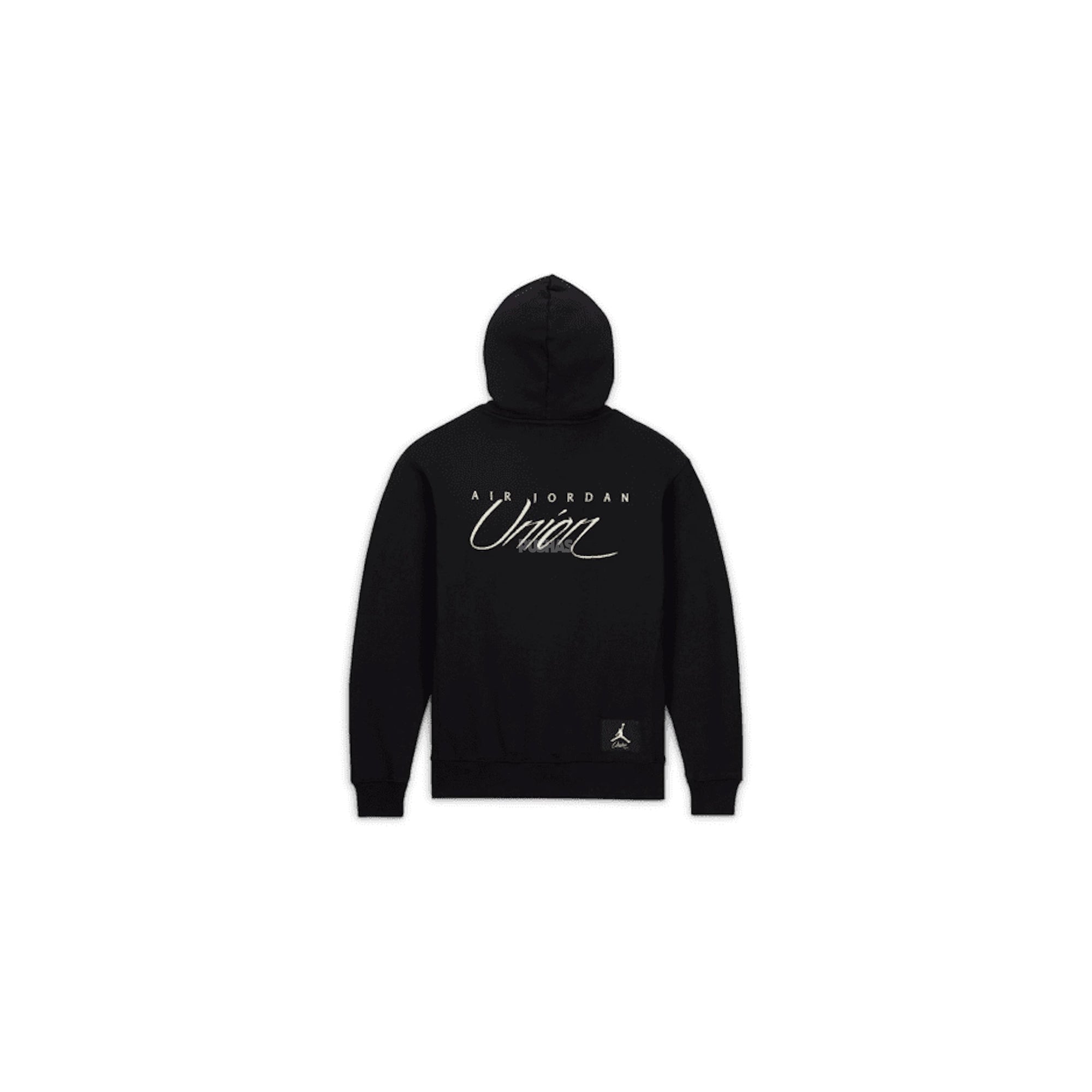 Air Jordan x Union MJ Fleece Hoodie 'Black/Coconut Milk' (2023) - Men's Streetwear Hooded Sweatshirt for Casual Wear & Basketball Fans