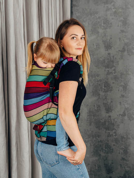 LennyLamb Preschool Baby Carrier - Lightweight & Ergonomic Toddler Backpack for Hiking, Travel & Daily Use | Ages 2-5 Years