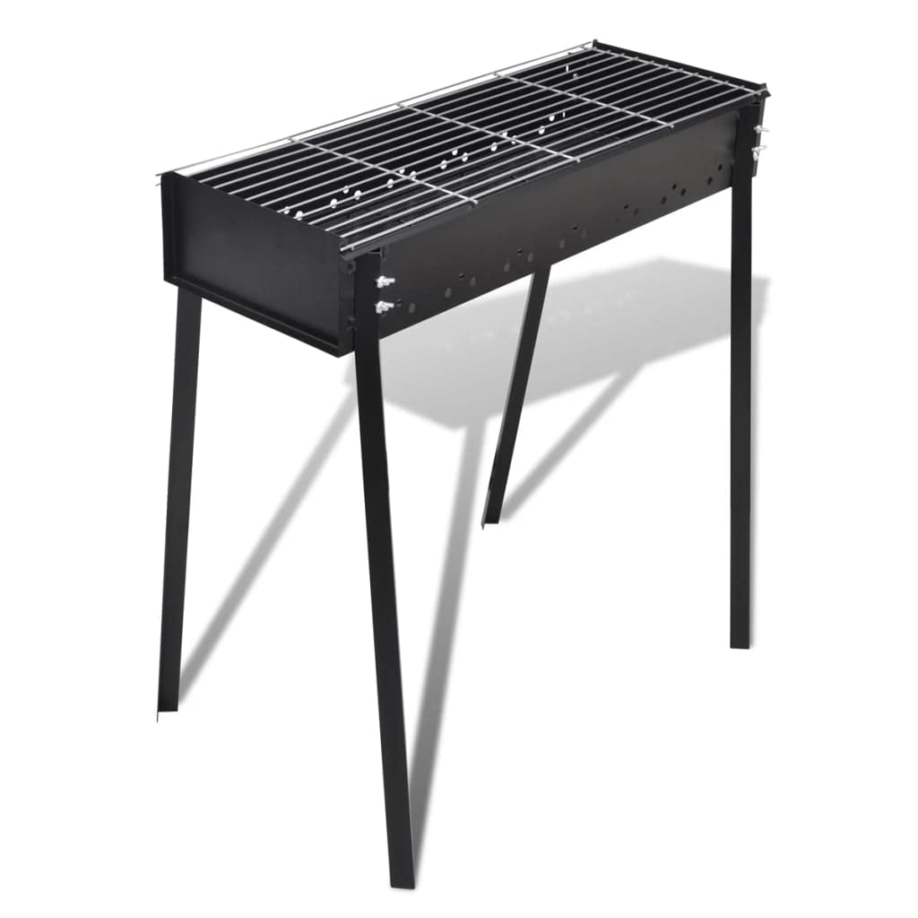 Premium Charcoal BBQ Grill for Outdoor Cooking - vidaXL Portable Smoker Grill for Camping, Picnics, Backyard Parties & Patio Dining - Heavy Duty Charcoal Barbecue for Home, Deck & Tailgating Events