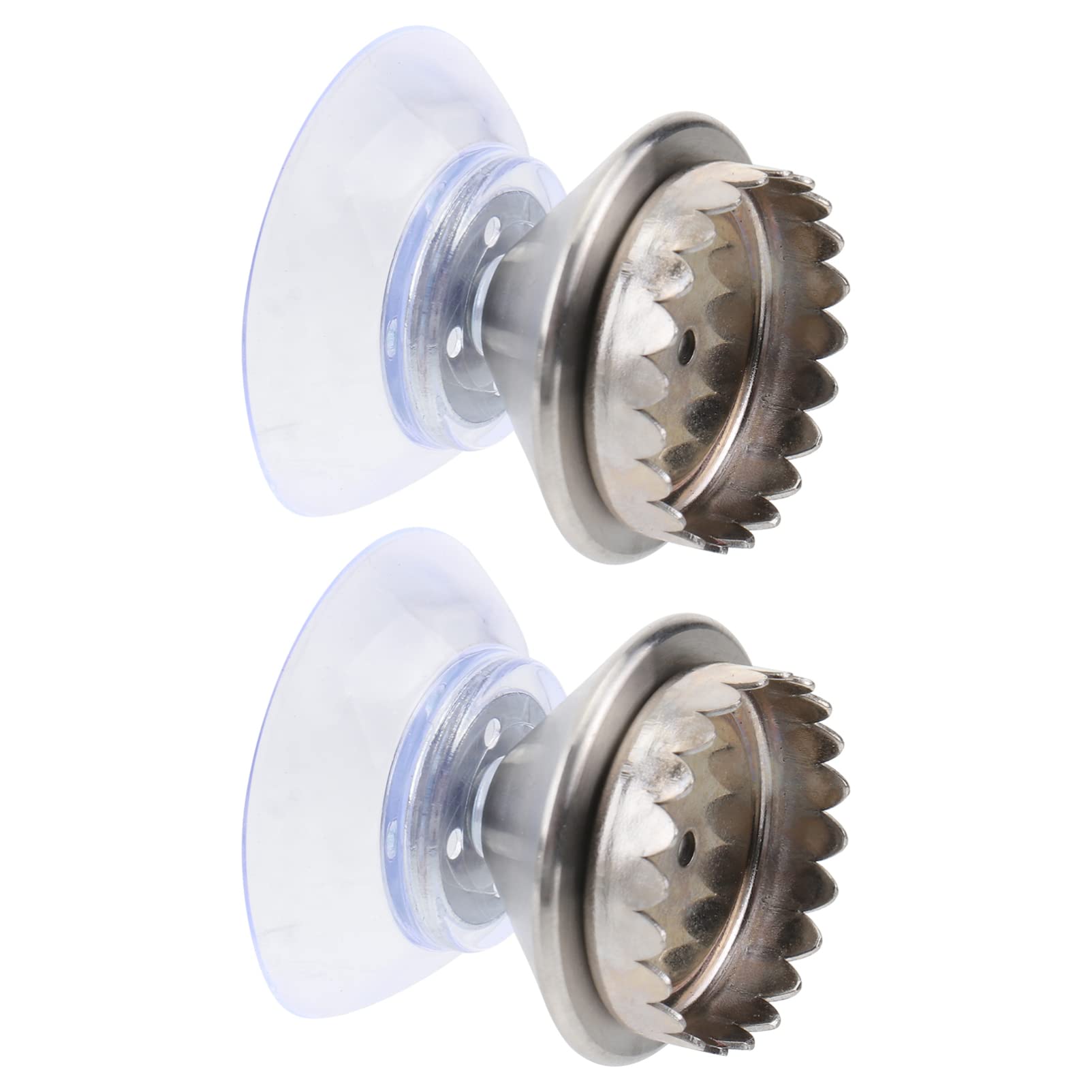 2-Pack Magnetic Soap Holder with Suction Cups - Wall Mounted Bathroom & Kitchen Soap Dispenser - Keeps Soap Dry & Clean - Ideal for Showers, Sinks, and Countertops