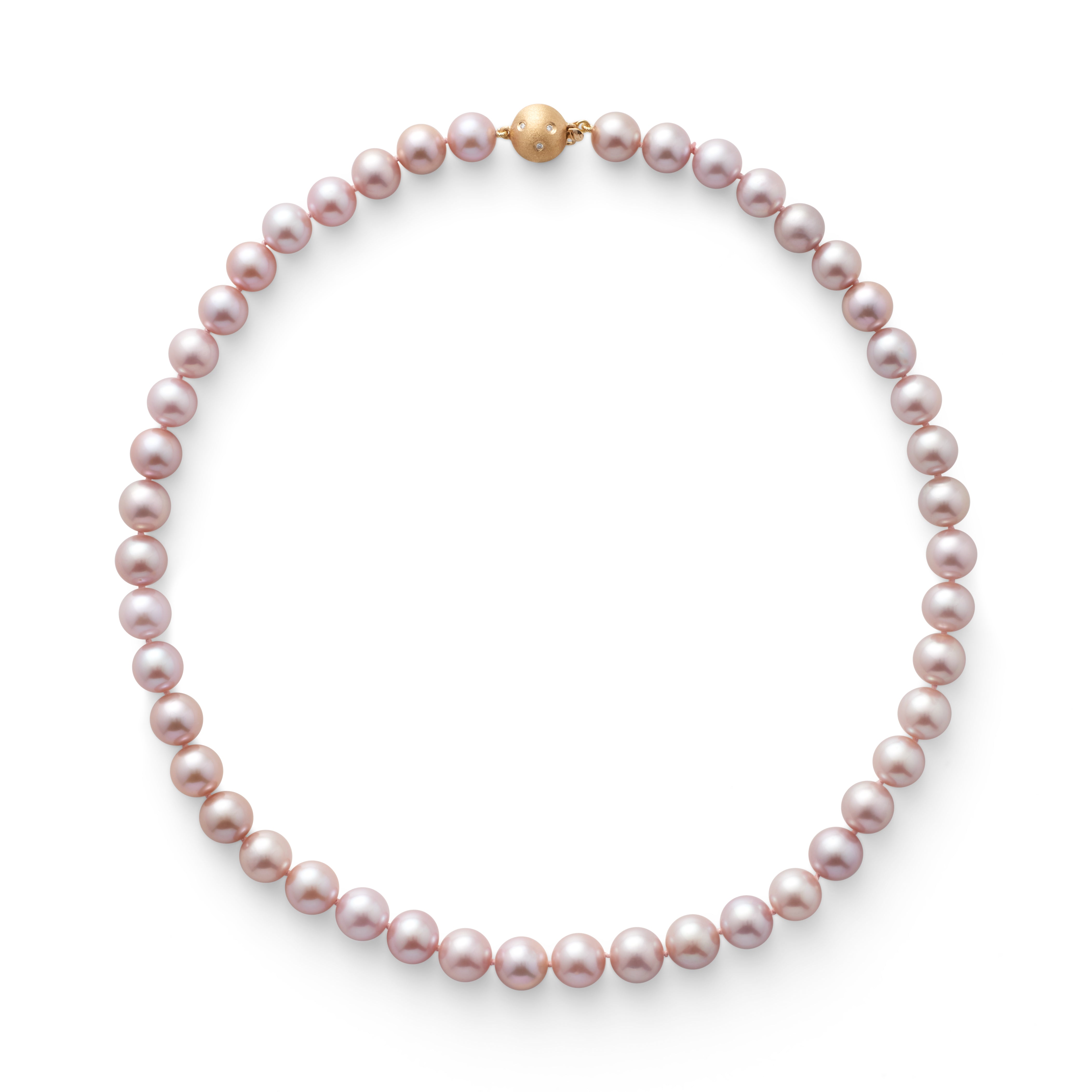 8.5mm Pink Pearl Necklace for Women - Elegant Freshwater Pearl Jewelry Gift for Brides, Valentine's Day & Special Occasions