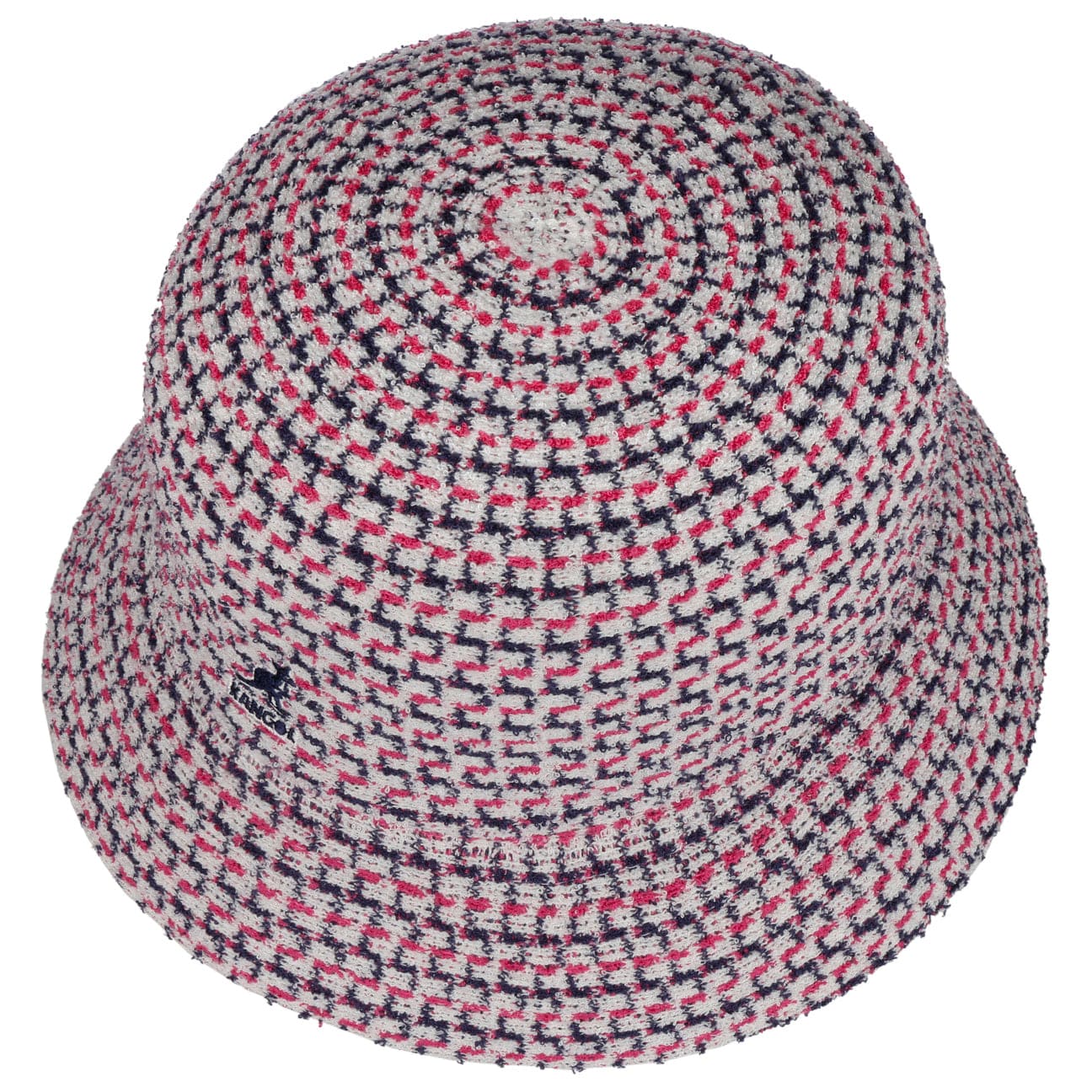Kangol Maze Jacquard Bucket Cloth Hat - Stylish Summer Sun Hat for Women & Men - Perfect for Beach, Outdoor Activities and Fashion Accessories