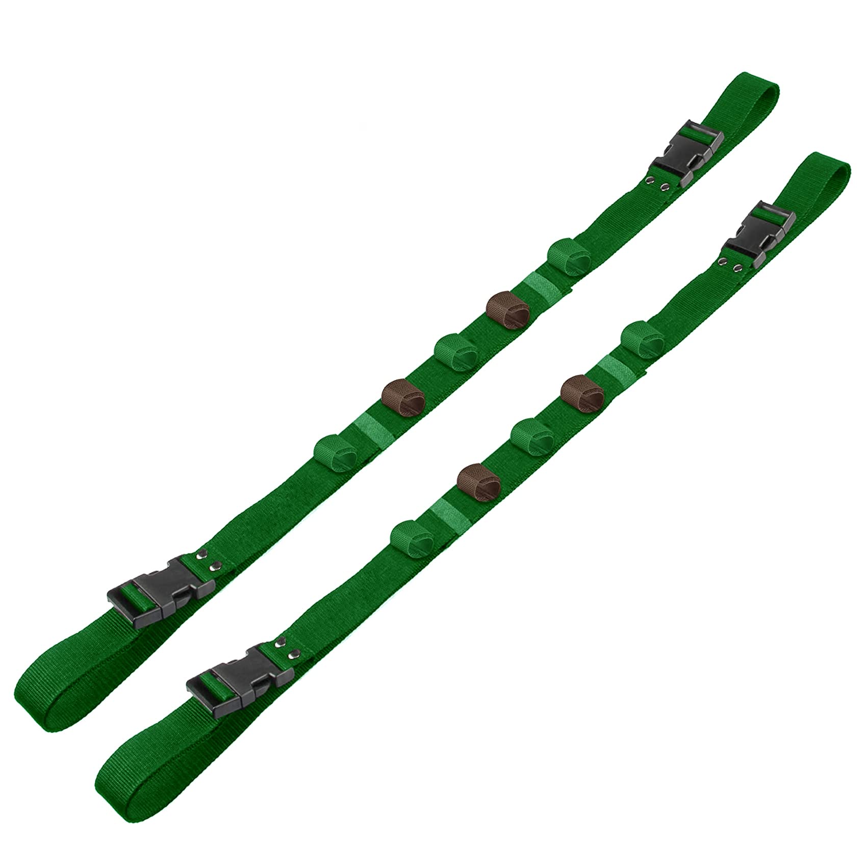 **Aventik 2 Pack Adjustable Car Fishing Rod Holder Belt Straps – 86.6 Inches Vehicle Fishing Pole Rack for Cars, SUVs & Vans (Green) – Perfect for Road Trips & Outdoor Fishing Adventures**