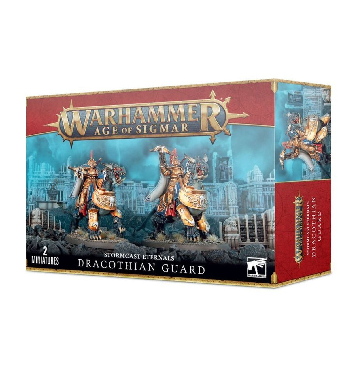 AOS Stormcast Eternals Dracothian Guard - Elite Cavalry Miniatures for Warhammer Age of Sigmar Tabletop Wargaming