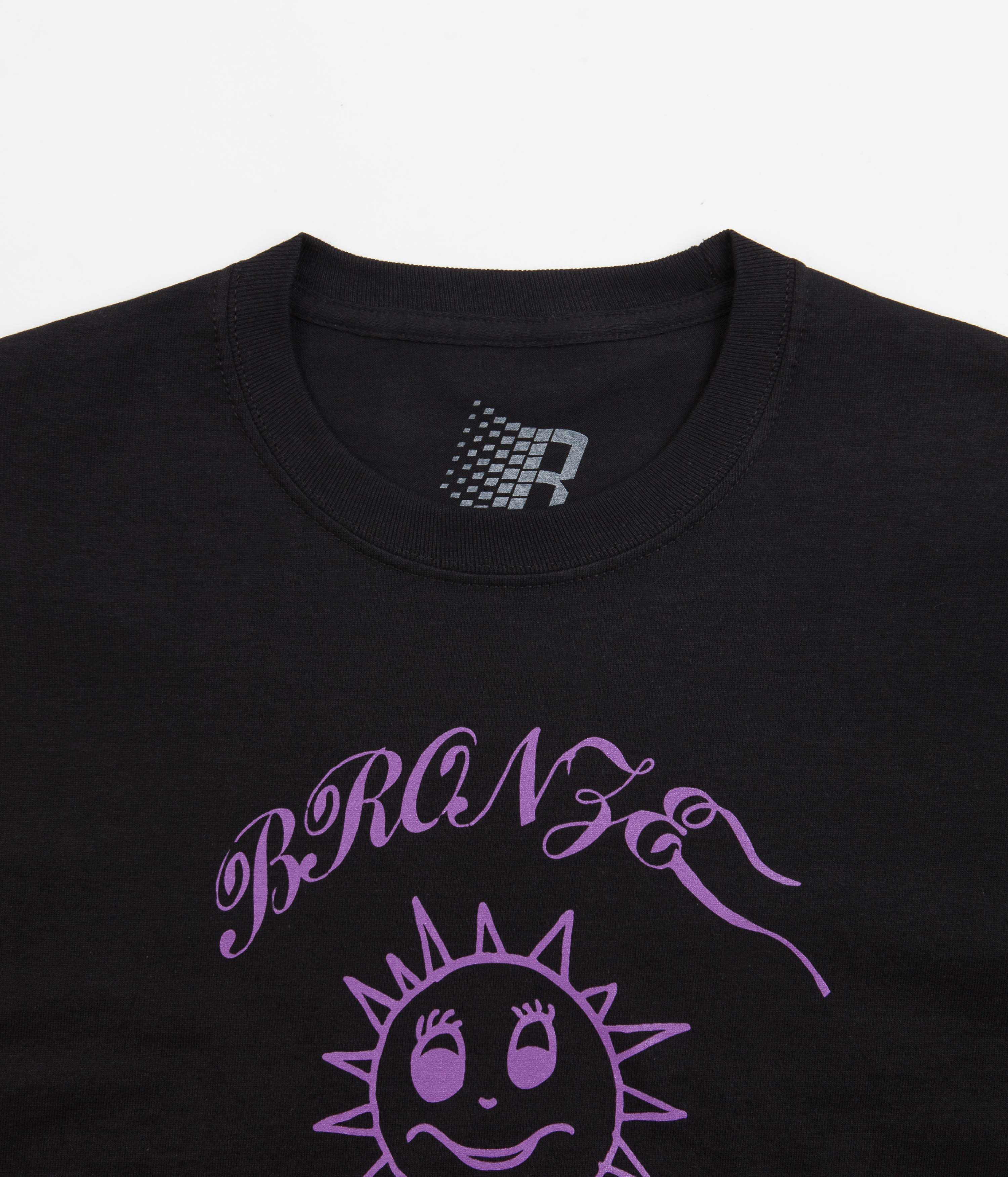 Bronze 56K Rise And Shine Graphic T-Shirt - Black Cotton Tee for Men | Casual Streetwear & Retro Gaming Style