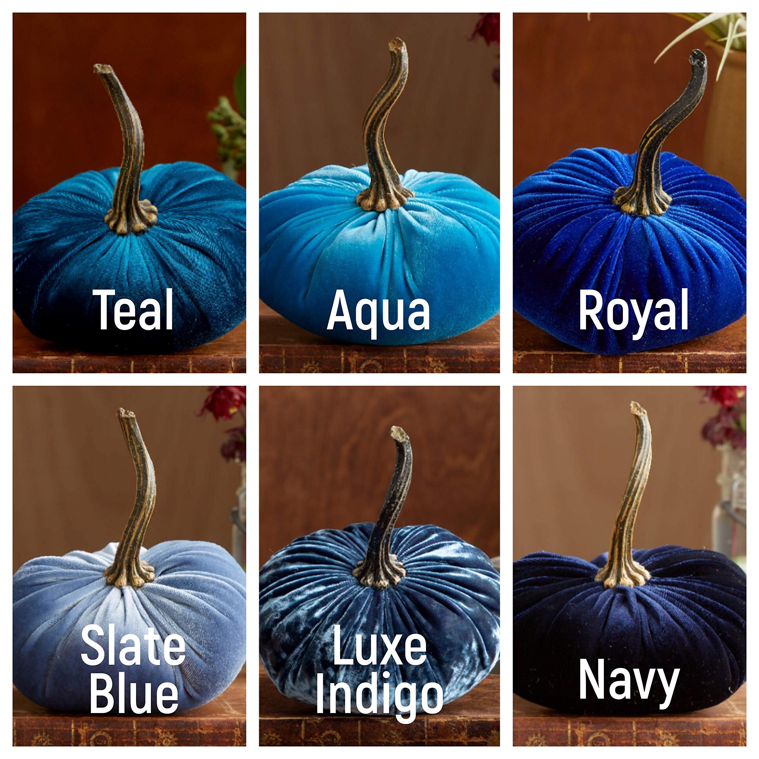 24-Pack Small Velvet Pumpkins - Bulk Wholesale Fall Decor | Handmade Home Decor for Thanksgiving, Autumn Table Centerpiece & Seasonal Display