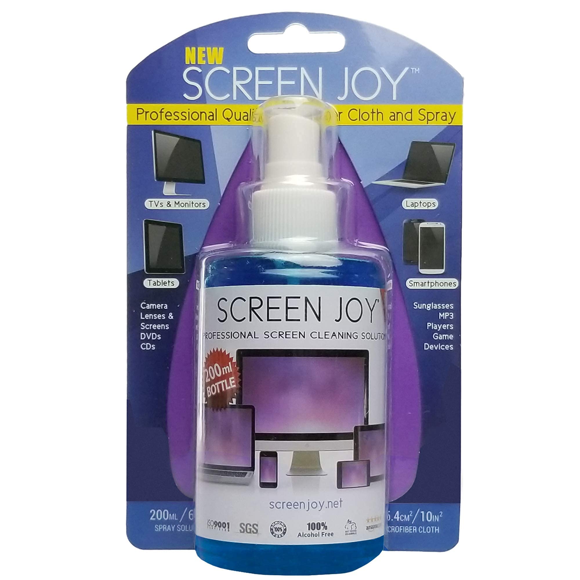 Premium Microfiber Screen Cleaner Cloth for Laptops, TVs, Tablets & Smartphones - Safe Cleaning Kit for LCD LED Monitors, iPads, Phones & Electronics - Perfect for Home, Office & Travel Use