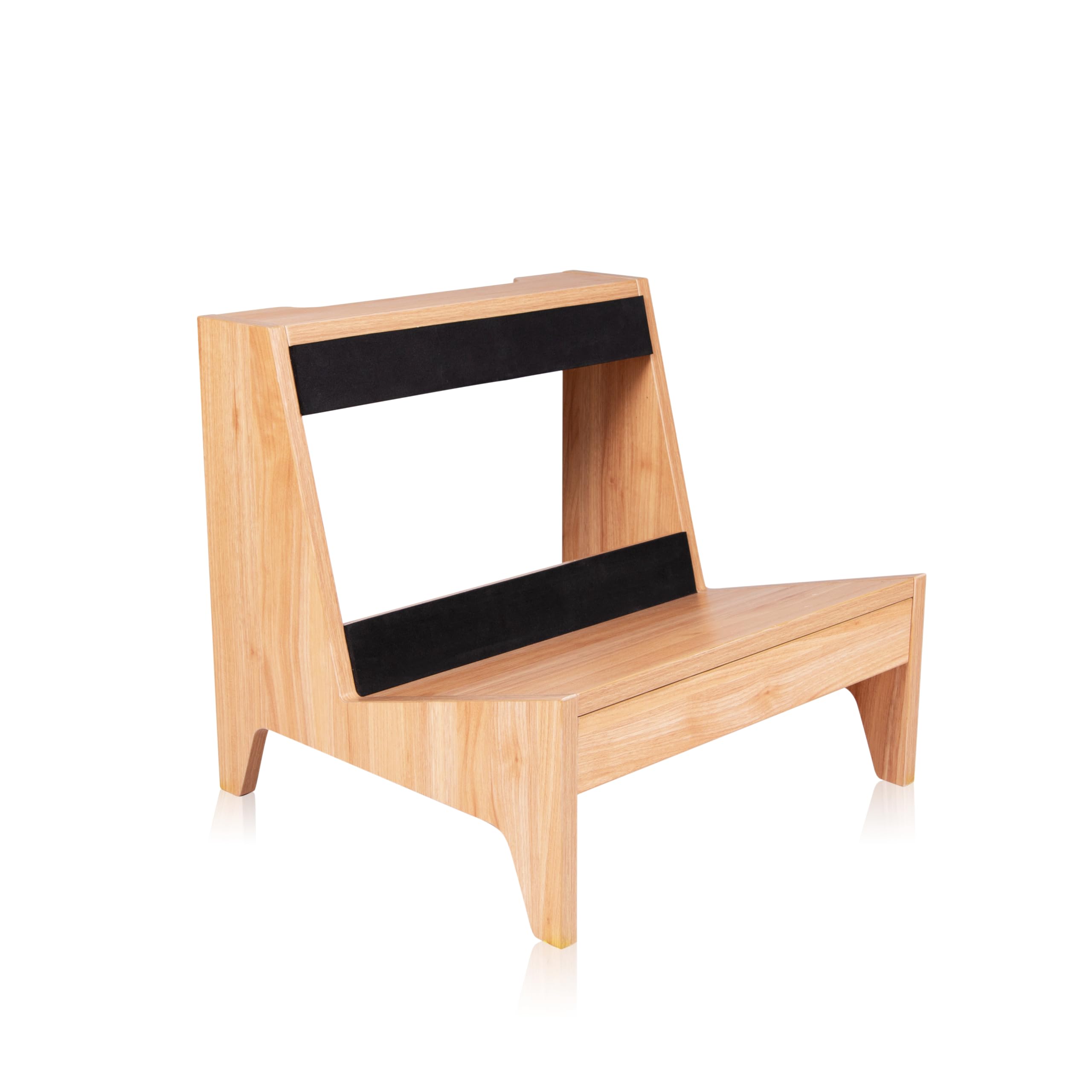 Gator Frameworks GFW-ELITEGTRAMPSM-MPL Small Guitar Amp Stand - Natural Maple Matte Finish | Portable & Adjustable for Electric Guitar Amplifiers | Perfect for Home Studios, Live Gigs & Practice Sessions