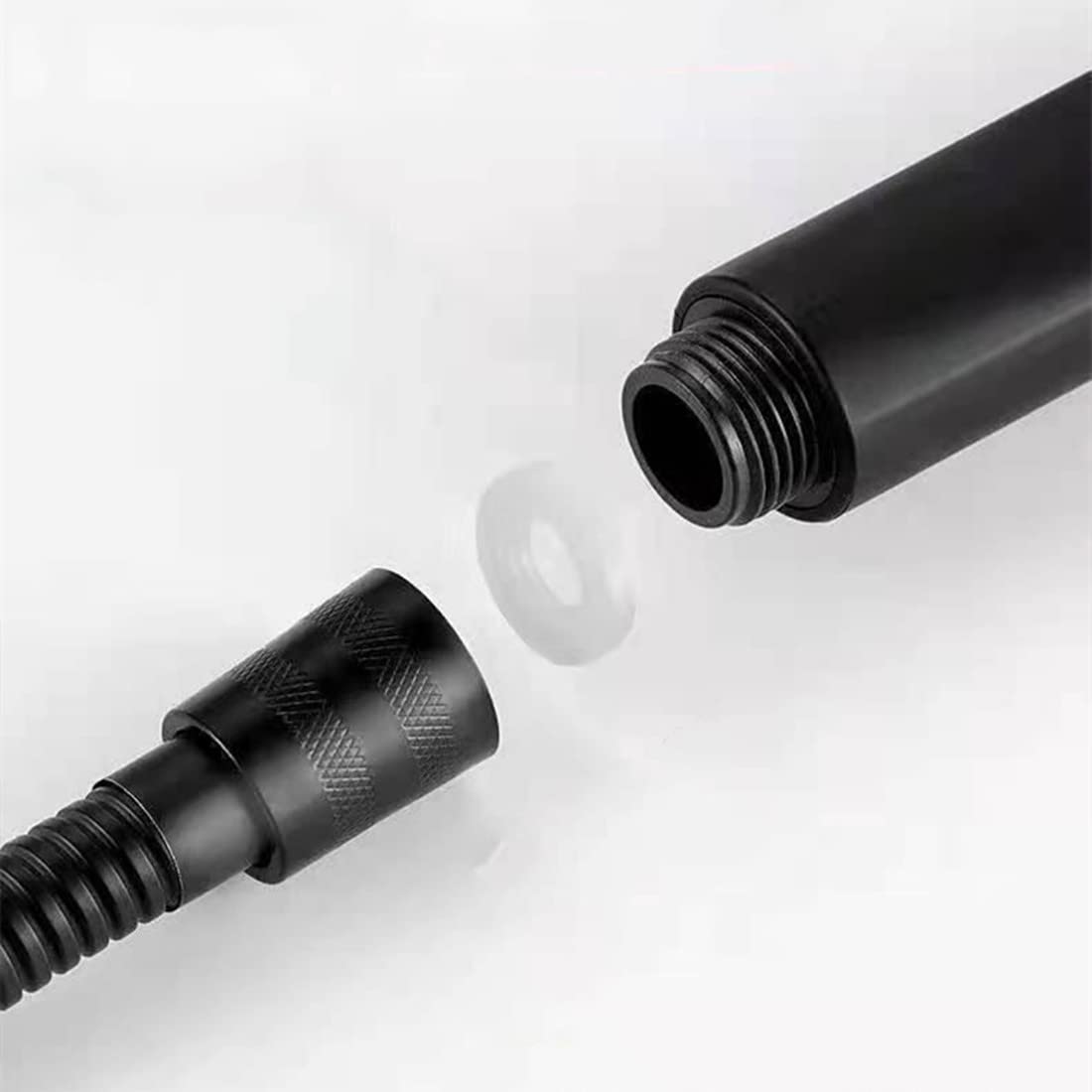 Extra Long 1.5M Stainless Steel Shower Hose with Adjustable Bracket - Perfect for Bathroom & Spa Use