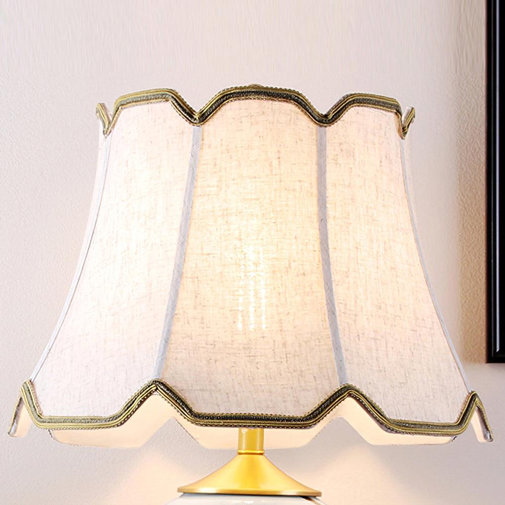 Modern Ceramic Oval Desk Lamp - Adjustable LED Light for Home Office, Study, or Bedroom - Stylish & Energy-Efficient Reading Light with Touch Control