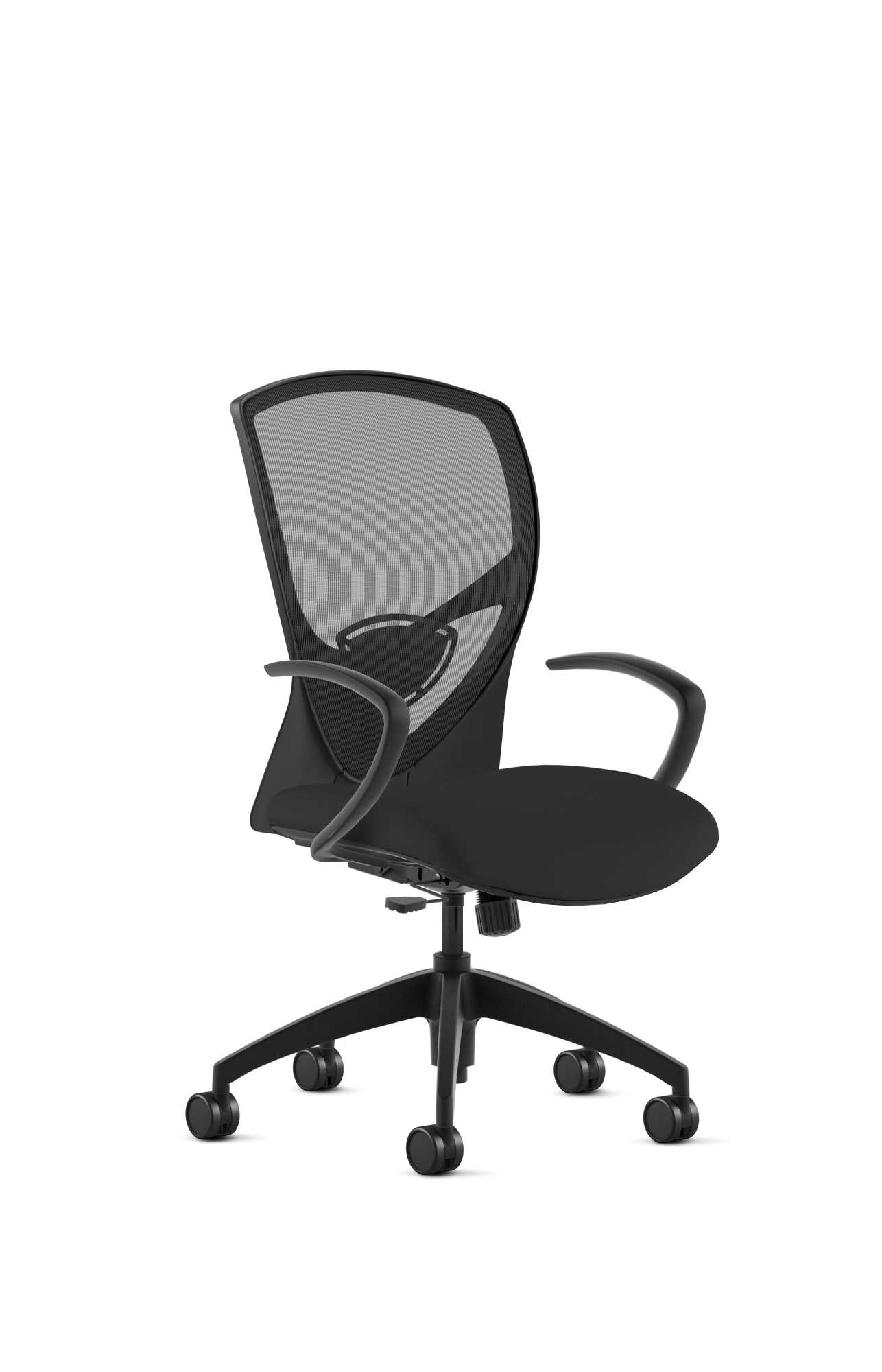 9 to 5 Theory Mid Back Ergonomic Office Chair with Adjustable Seat Slider - Lumbar Support Mesh Task Chair for Home & Office Workspace (Model 2160) - Perfect for Long Hours of Computer Work, Gaming, and Remote Working