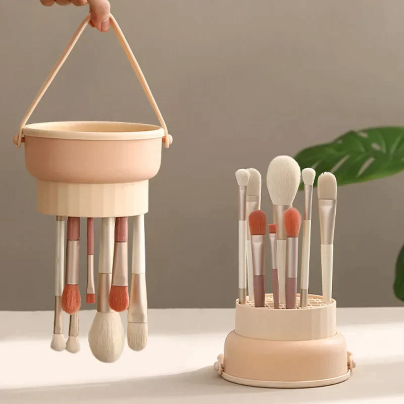 Professional Makeup Brush Cleaner - Multifunctional Silicone Cleaning Tool for Cosmetics & Beauty Brushes | Perfect for Home & Salon Use