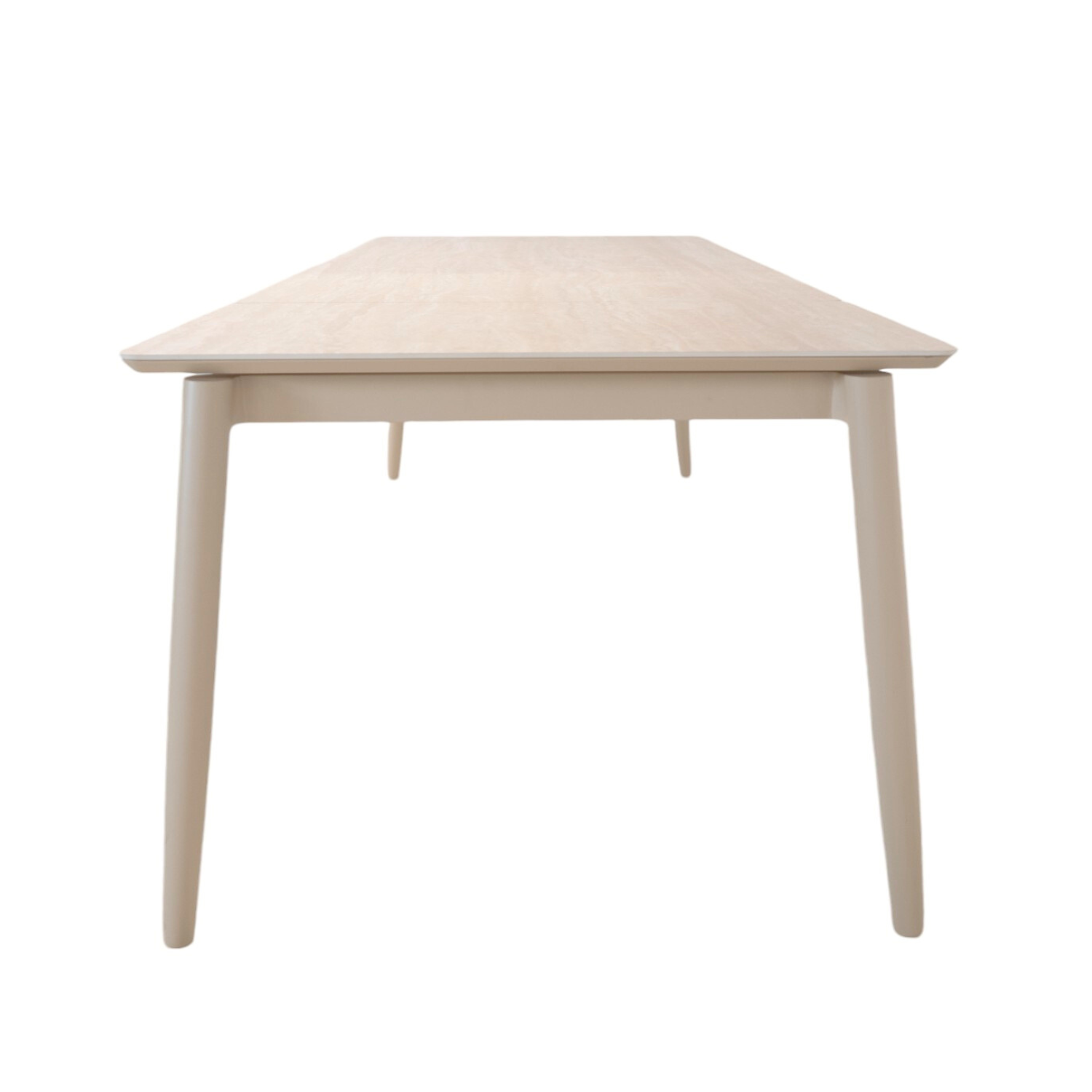 Alta Taupe Ceramic Extension Dining Table - Expandable Modern Kitchen Table for Small Spaces - Perfect for Dining Rooms, Kitchens, and Small Apartments