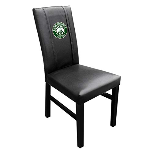 Milwaukee Bucks NBA Side Chair 2000 with Secondary Logo Panel - Comfortable Basketball Fan Seat for Home, Office, and Game Room Decor