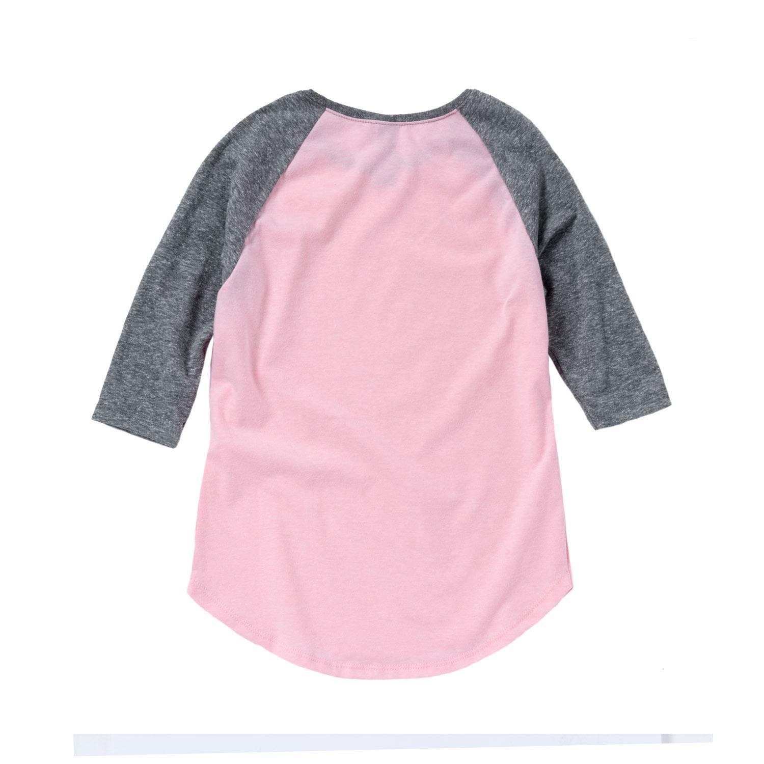 HYBRID APPAREL - The Beatles Retro Flower Print Raglan T-Shirt for Girls, Toddlers & Youth - Vintage Music Tee for Casual Wear, Concerts & Beatles Fan Gifts