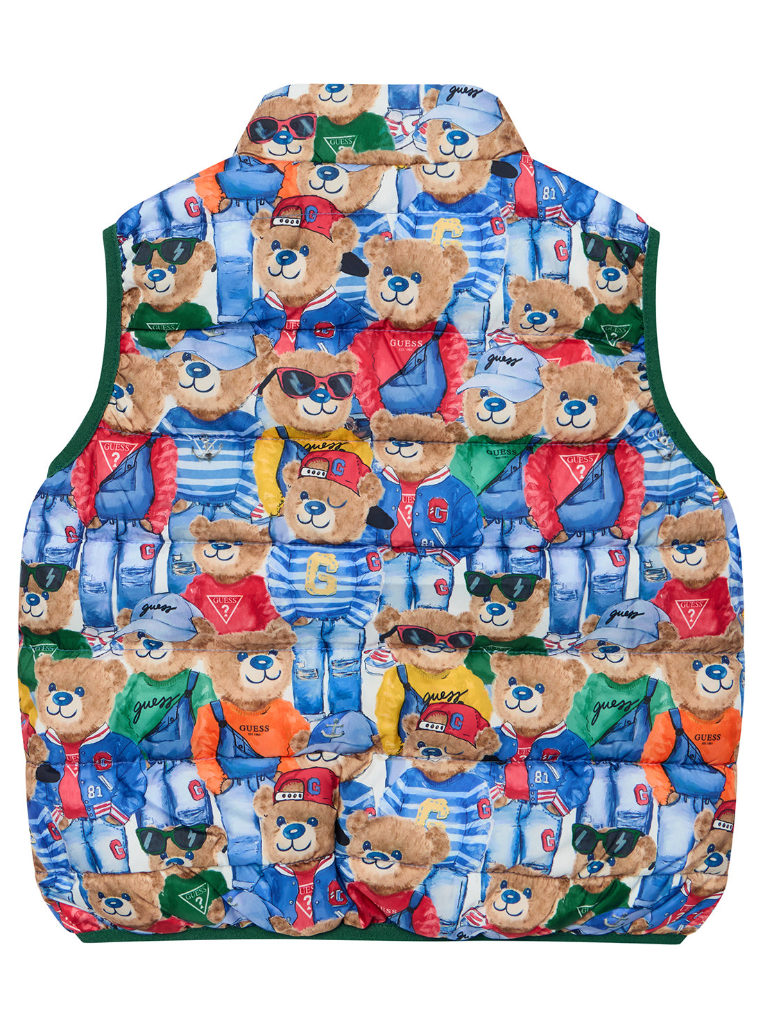 Green Reversible Padded Vest for Women - Lightweight Winter Jacket with Warm Fleece Lining (Size 2-7) | Perfect for Outdoor Activities, Hiking & Casual Wear