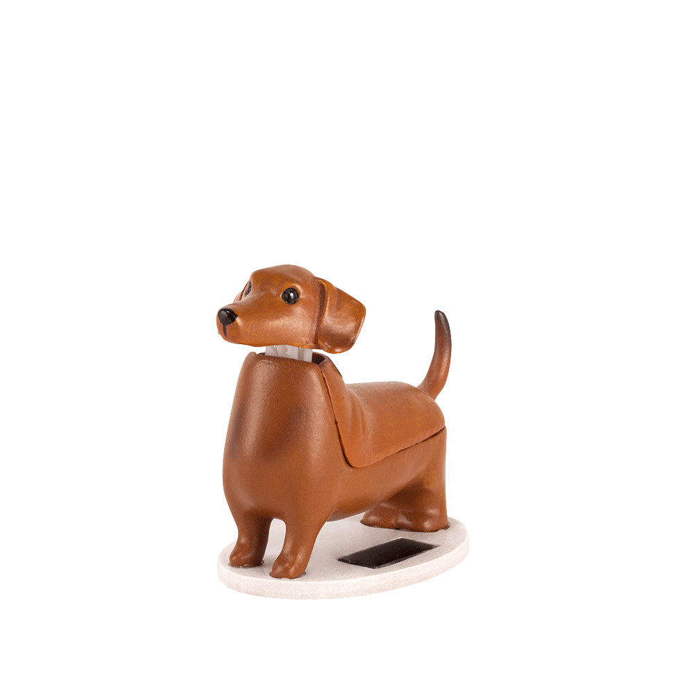 Solar Dachshund Boudewijn - Cute Solar-Powered Dog Statue for Garden, Yard, and Outdoor Decor - Perfect Gift for Pet Lovers & Home Decoration