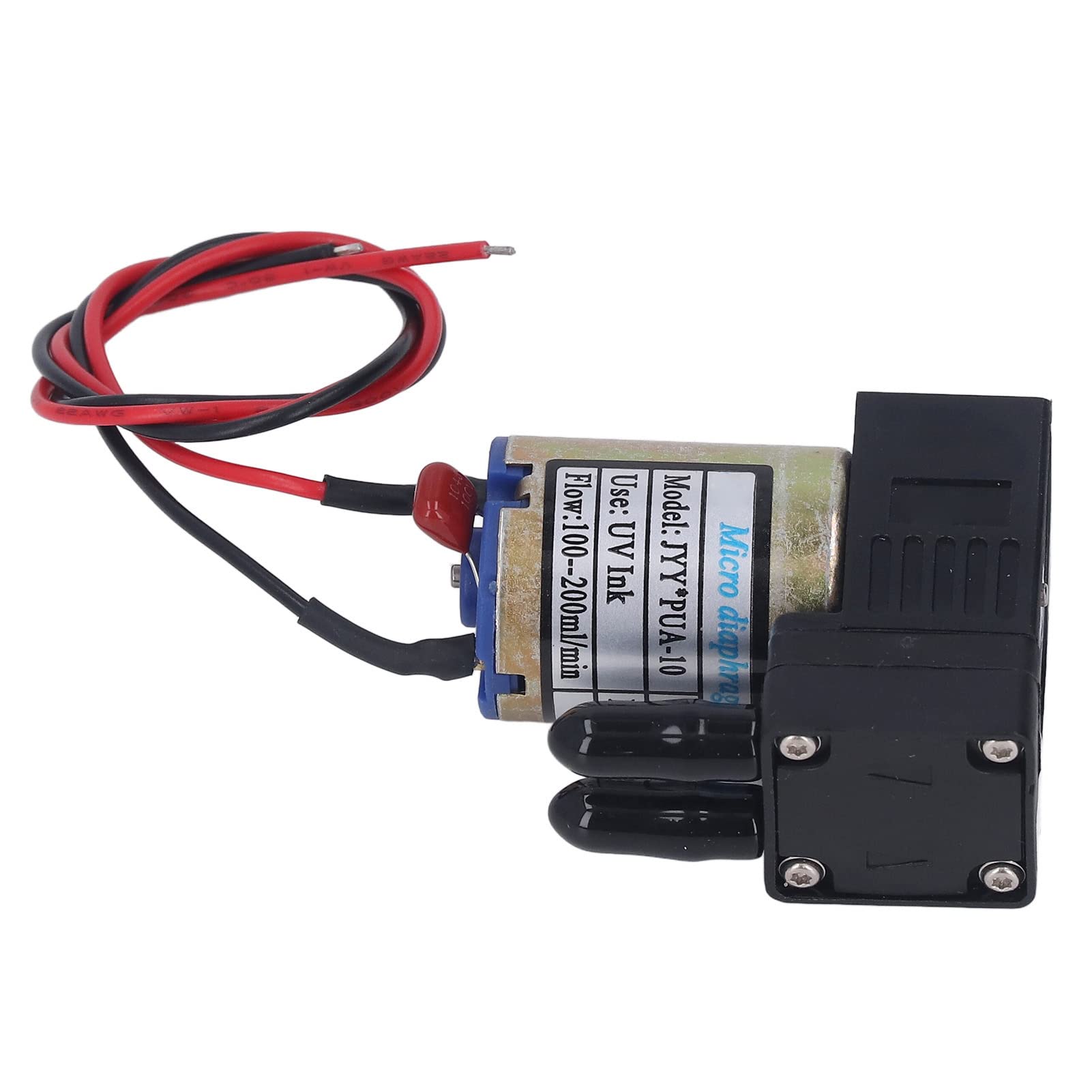 24V 3W Mini Ink Pump with Fast Heat Dissipation - Plastic Inkjet Printer Pump Replacement Accessory for Epson, HP, Canon Printers - Perfect for Home Office Printing & Continuous Ink Supply Systems