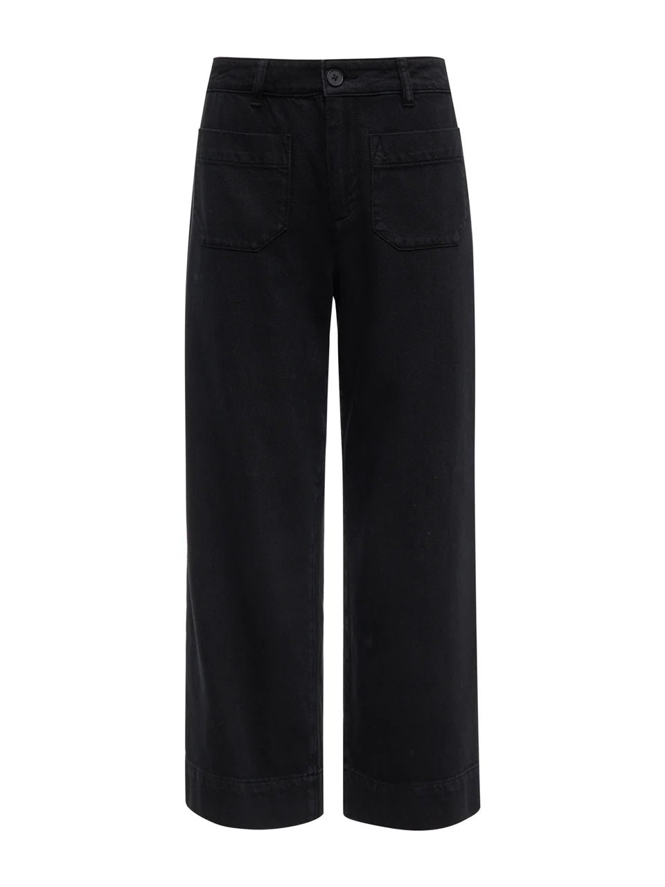 Sanctuary Soft Marine Wide Leg Crop Pants - Comfortable High Waist Casual Lounge Pants for Women | Perfect for Yoga, Travel & Everyday Wear