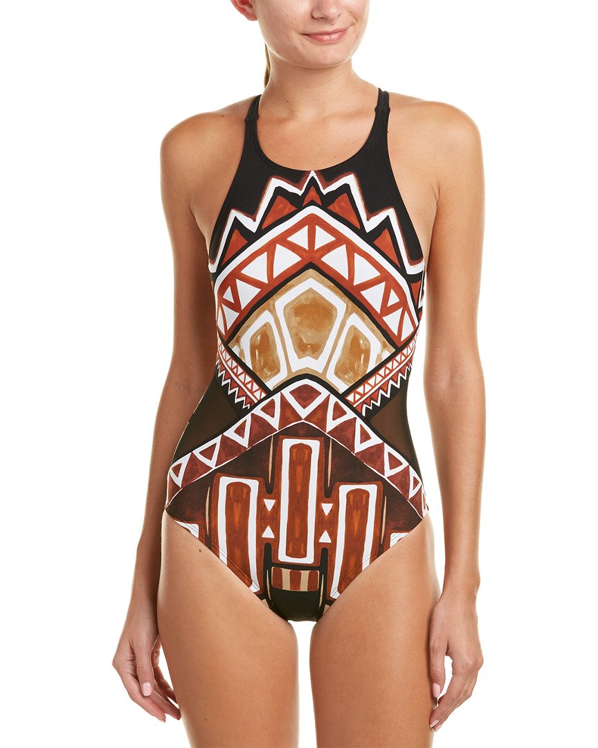 La Blanca Women's High Neck One Piece Swimsuit - Slimming Bathing Suit with UPF 50+ Sun Protection for Beach, Pool & Vacation