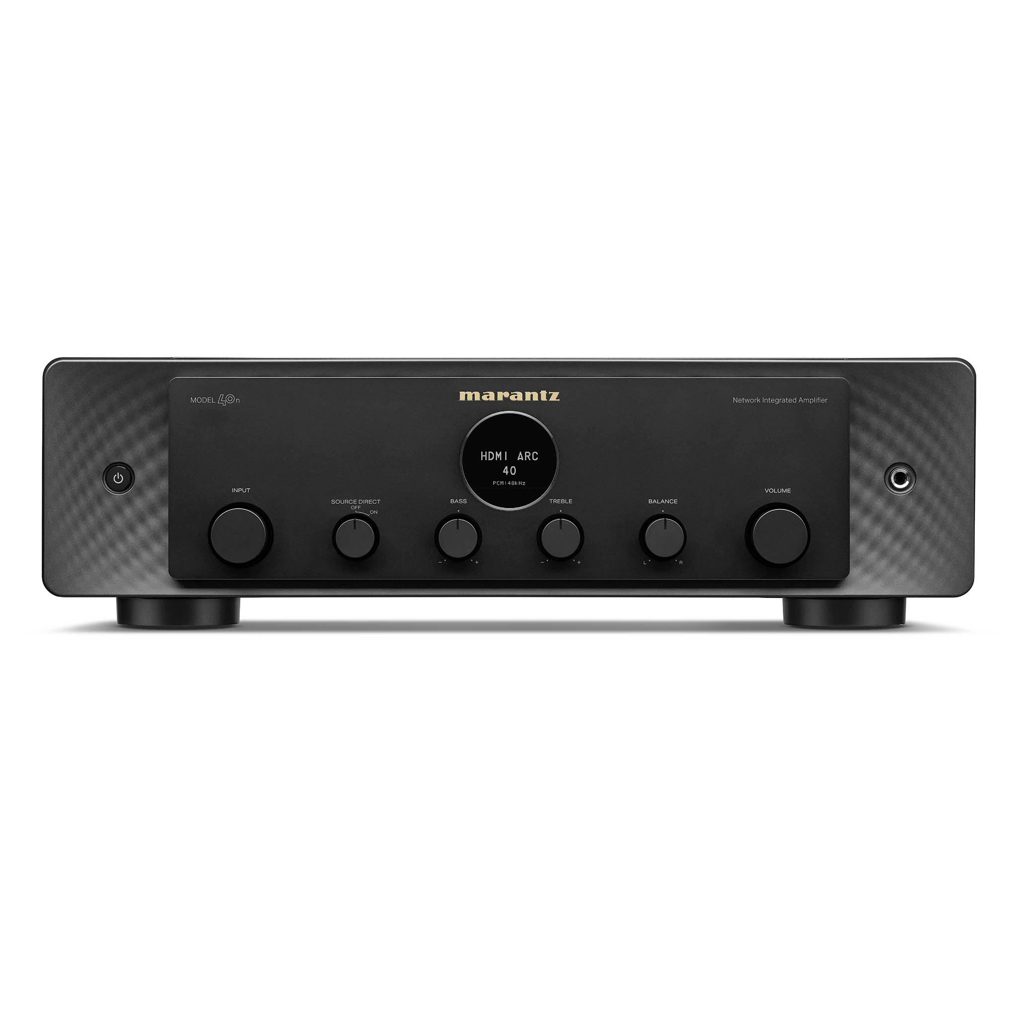 Marantz MODEL 40n Hi-Fi Streaming Integrated Amplifier with HEOS Built-in - Premium Audio for Home Theater & Music Listening | Perfect for Living Rooms, Home Studios & Audiophile Setups