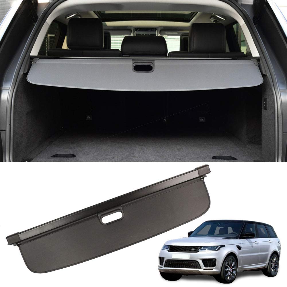 Marretoo Retractable Cargo Cover for Land Rover Range Rover Sport (2014-2019) - Black Trunk Organizer | Perfect for Road Trips, Grocery Hauling & Pet Protection