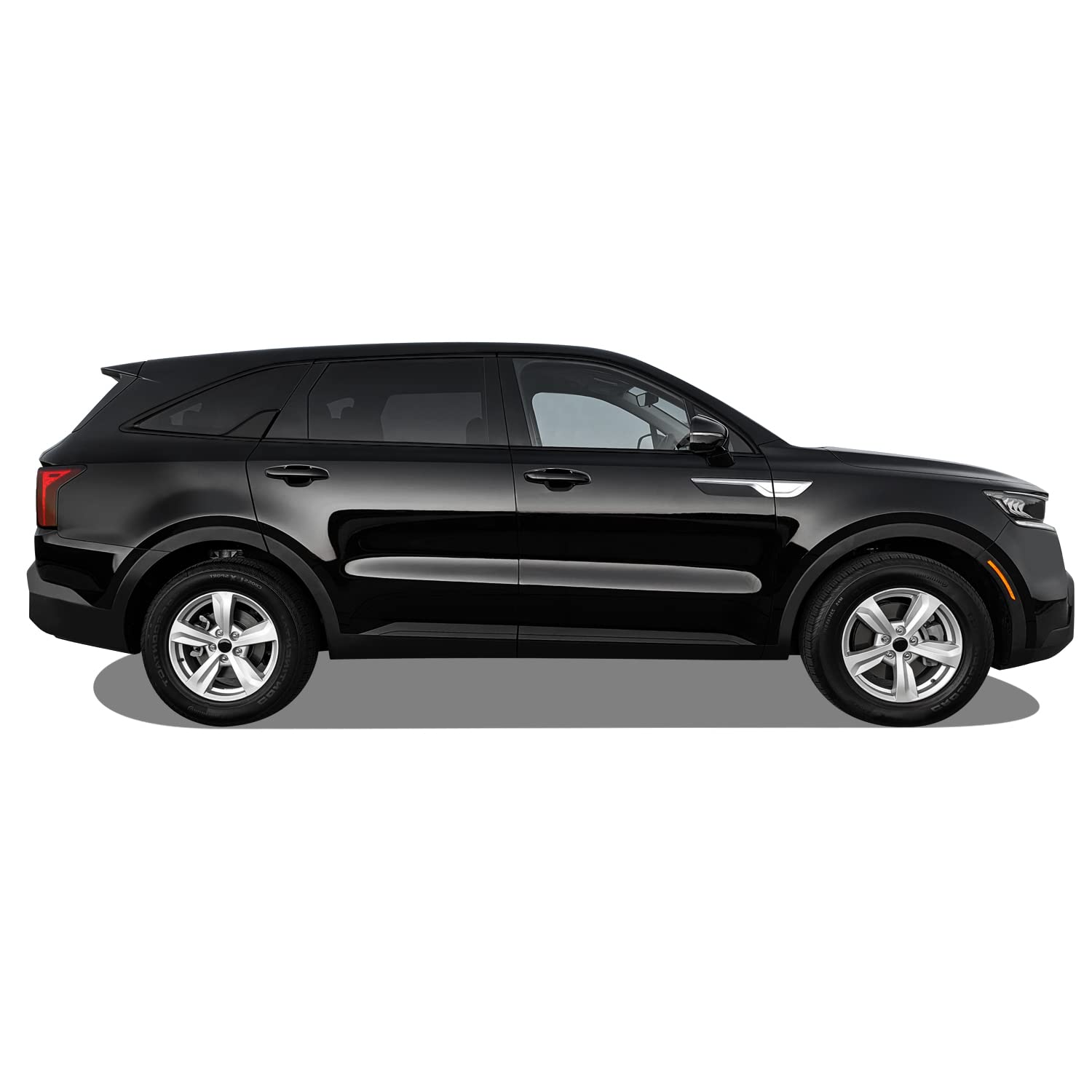 SlickMod Matte Black Chrome Delete Vinyl Overlay Kit for 2021-2023 Kia Sorento Window Trim - DIY Car Exterior Upgrade for Sleek Look & UV Protection | Perfect for Customization, Car Shows & Daily Driving