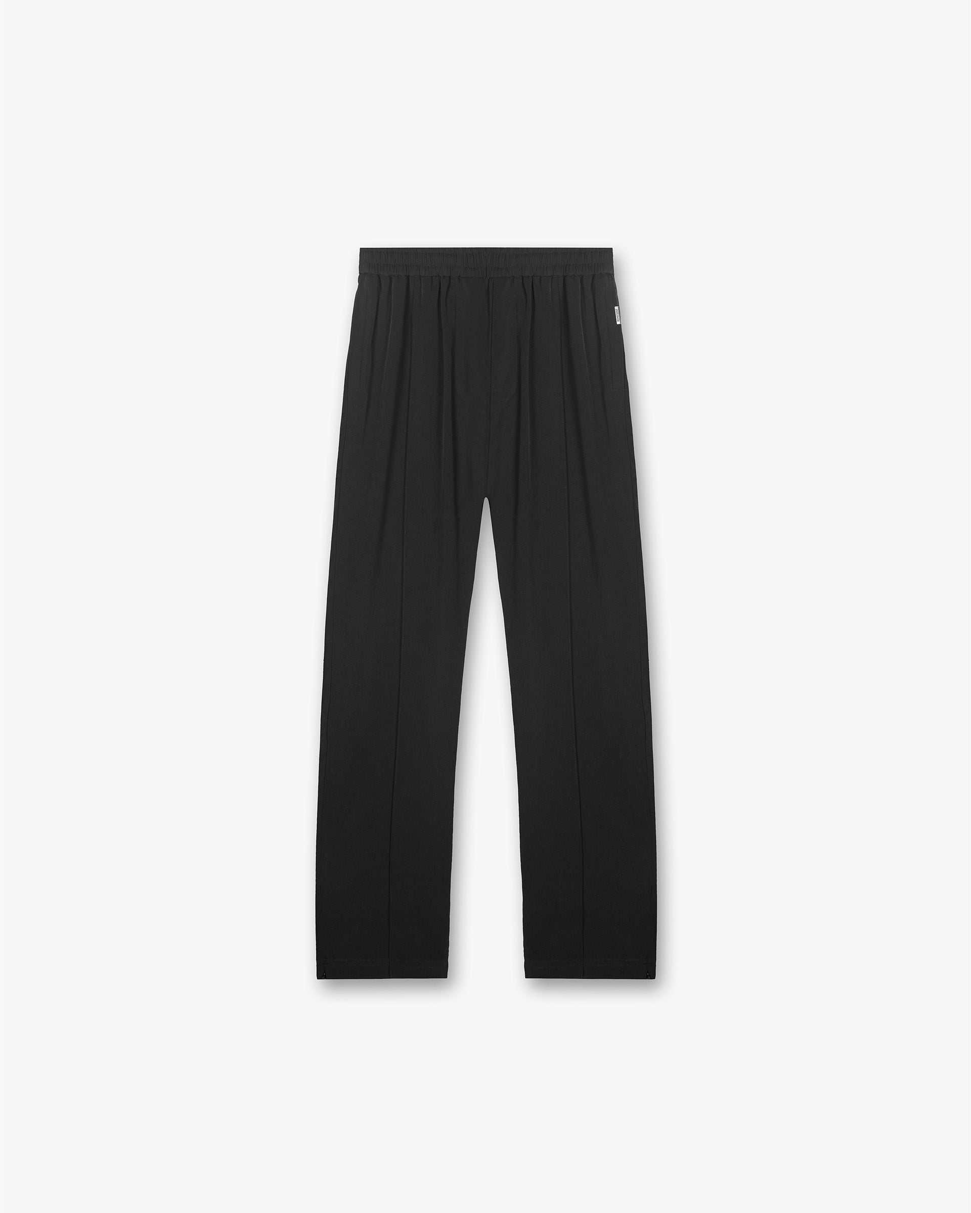 Initial Track Pants for Men - Comfortable Black Joggers for Running, Gym & Lounge Wear